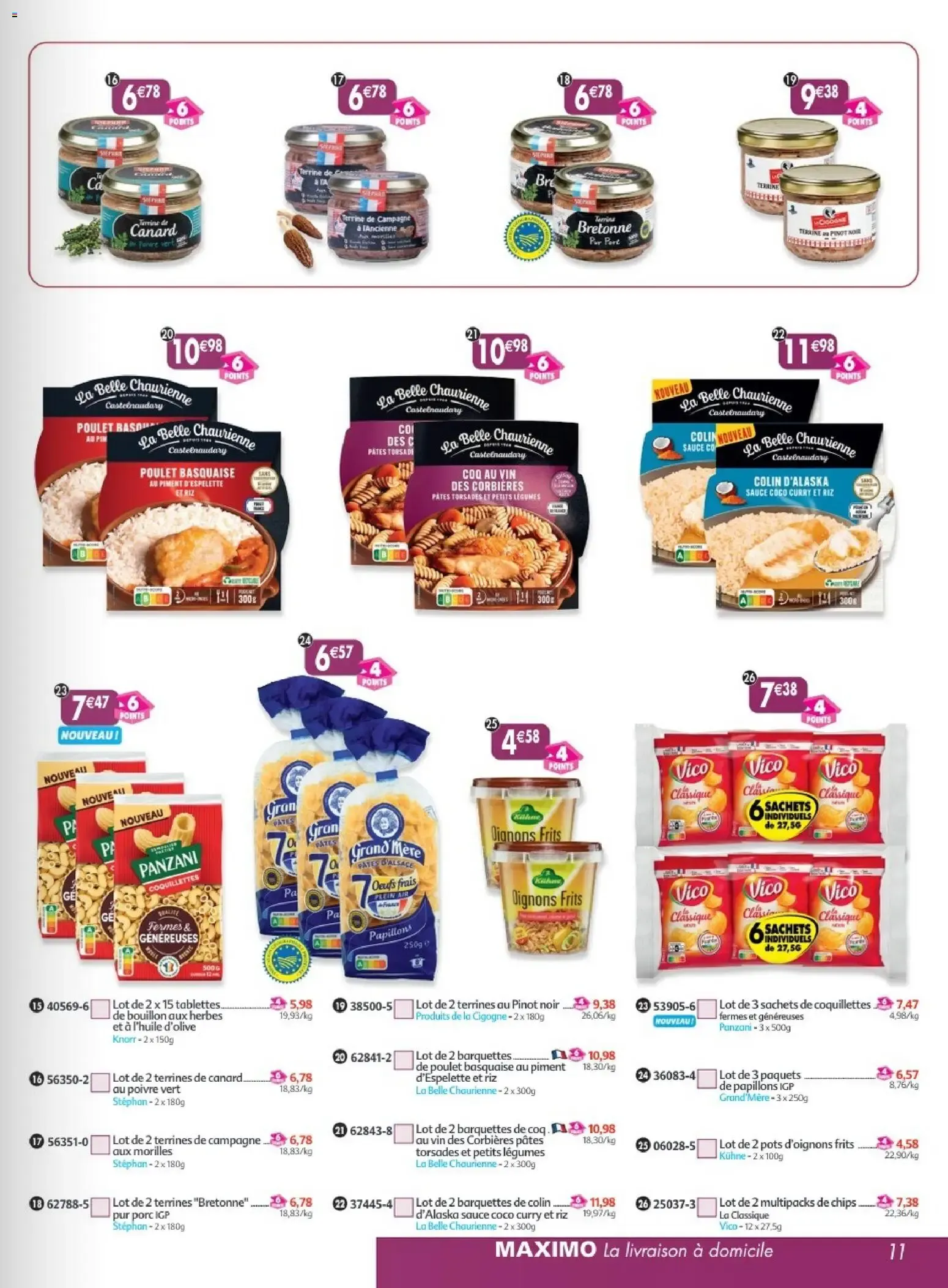 Maximo L'épicerie à domicile - Catalogue Juin 2026 du 22 mai au 18 juin 2026 - Catalogue page 11