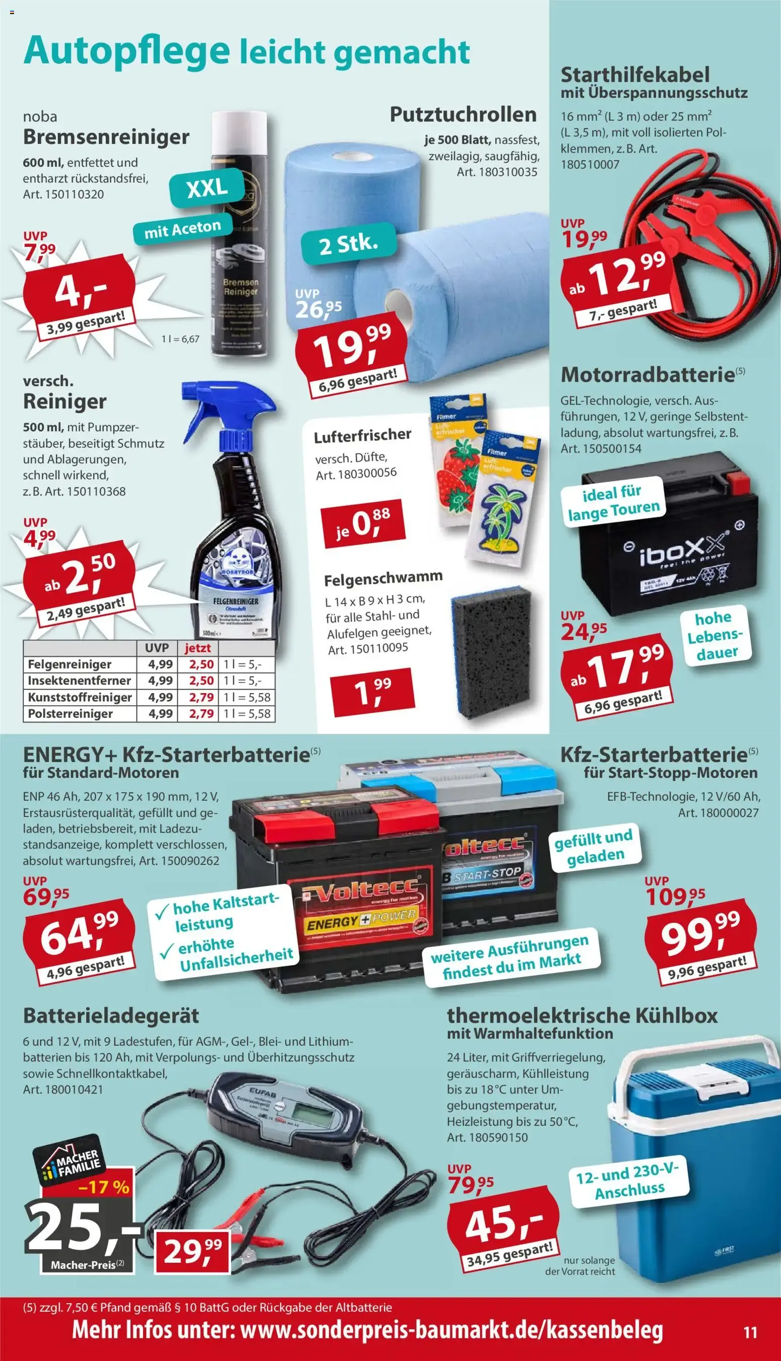 Sonderpreis Baumarkt Prospekt (ab 12.09.2026) zum Blättern von 12. September bis 18. September 2026 - Prospekt seite 11