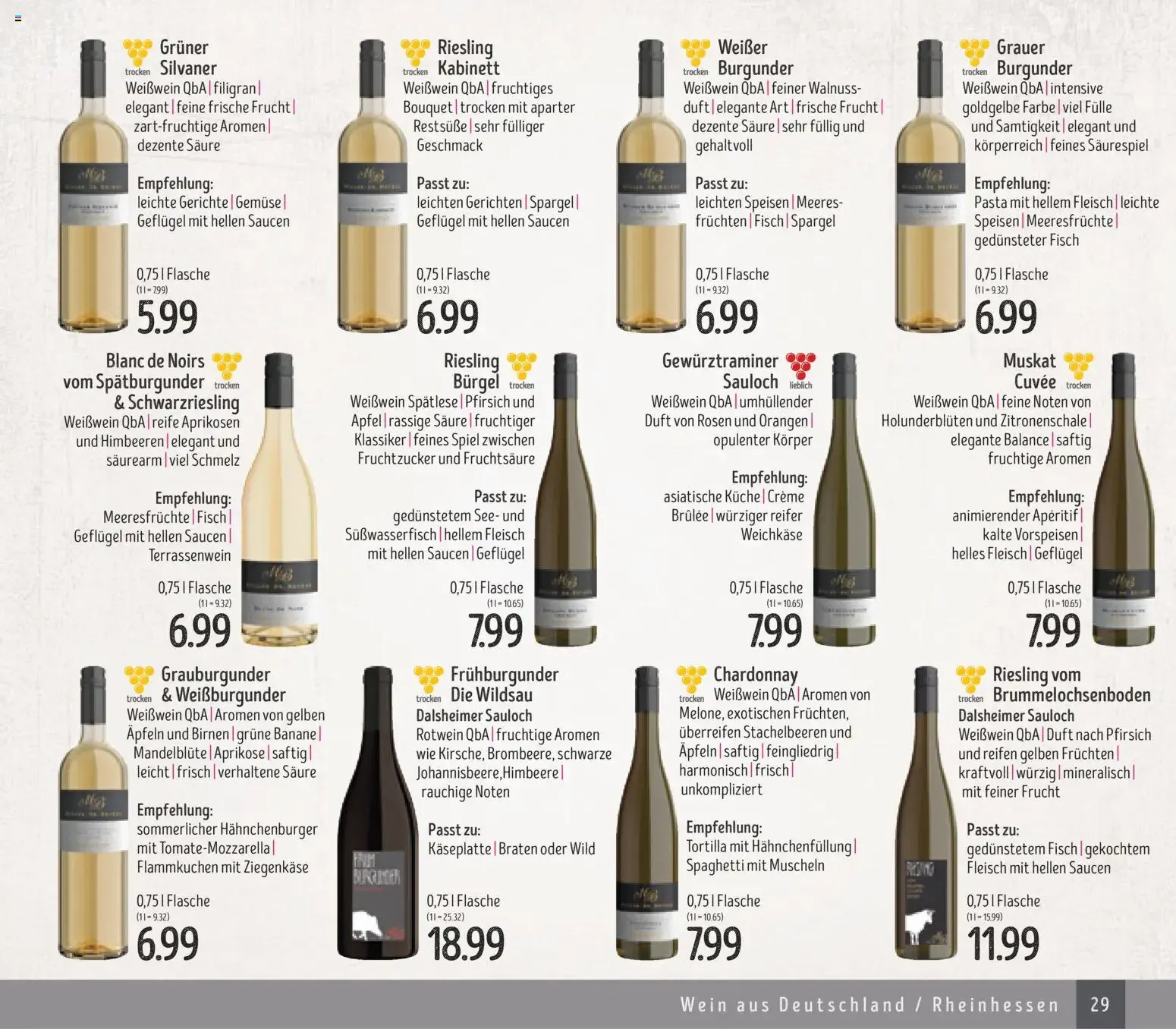 Struves Weinkatalog: Weine & Spirituosen 2025-2026 von 1. Januar bis 31. Dezember 2026 - Prospekt seite 29