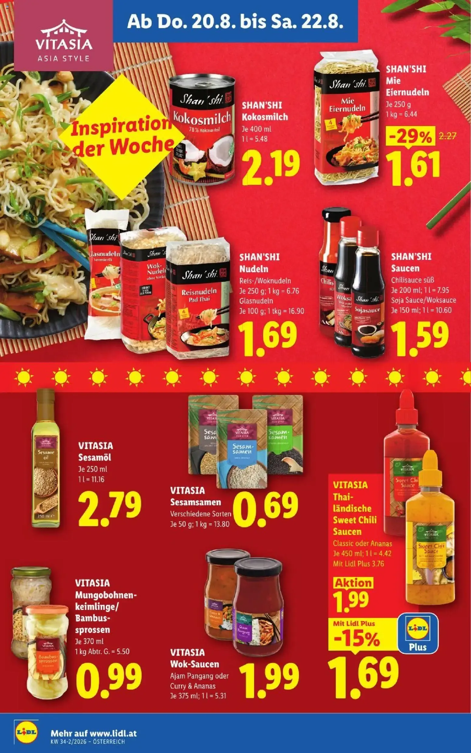 Mit Lidl Plus Österreichs günstigste Preise von 20. August bis 22. August 2026 - Flugblätt seite  16