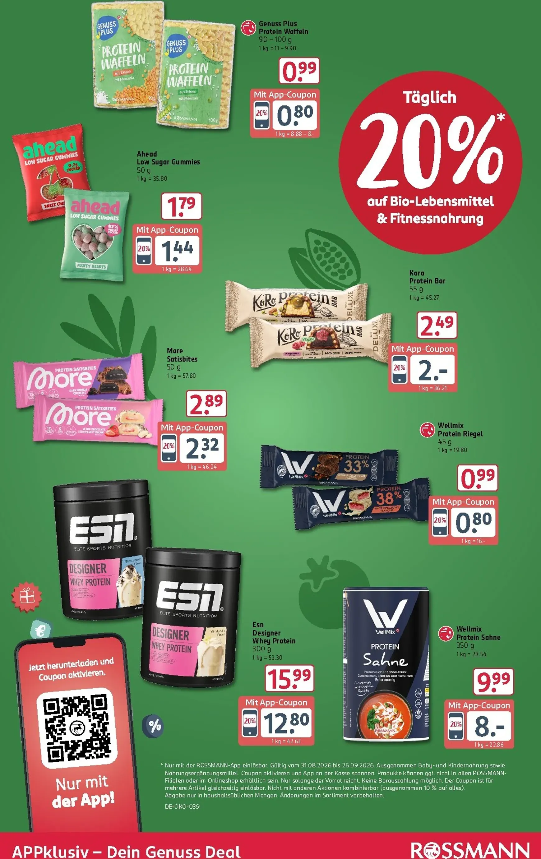 ROSSMANN - Sparmodus Prospekt – von Montag 07.09.2026 bis Sonntag 27.09.2026 von 31. August bis 26. September 2026 - Prospekt seite 6