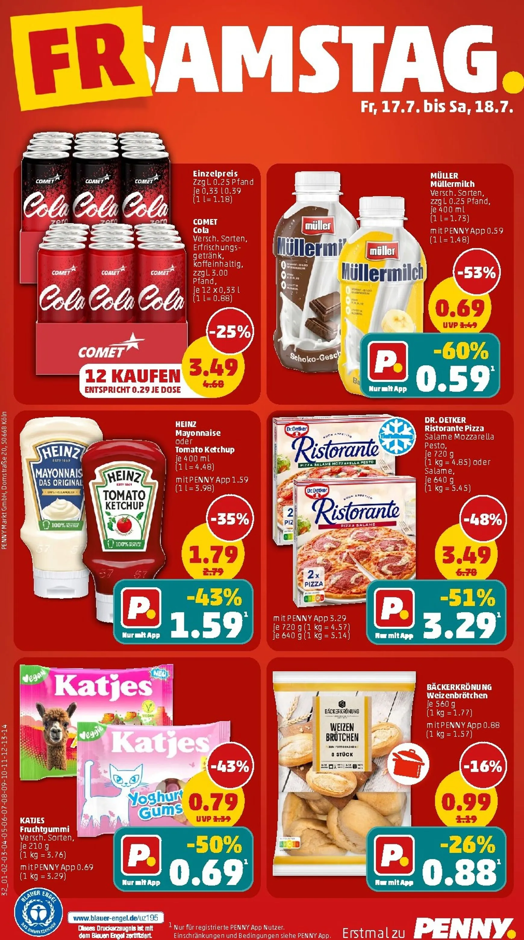 PENNY Prospekt nächste Woche – von Montag 13.07.2026 bis Samstag 18.07.2026 von 13. Juli bis 18. Juli 2026 - Prospekt seite 36