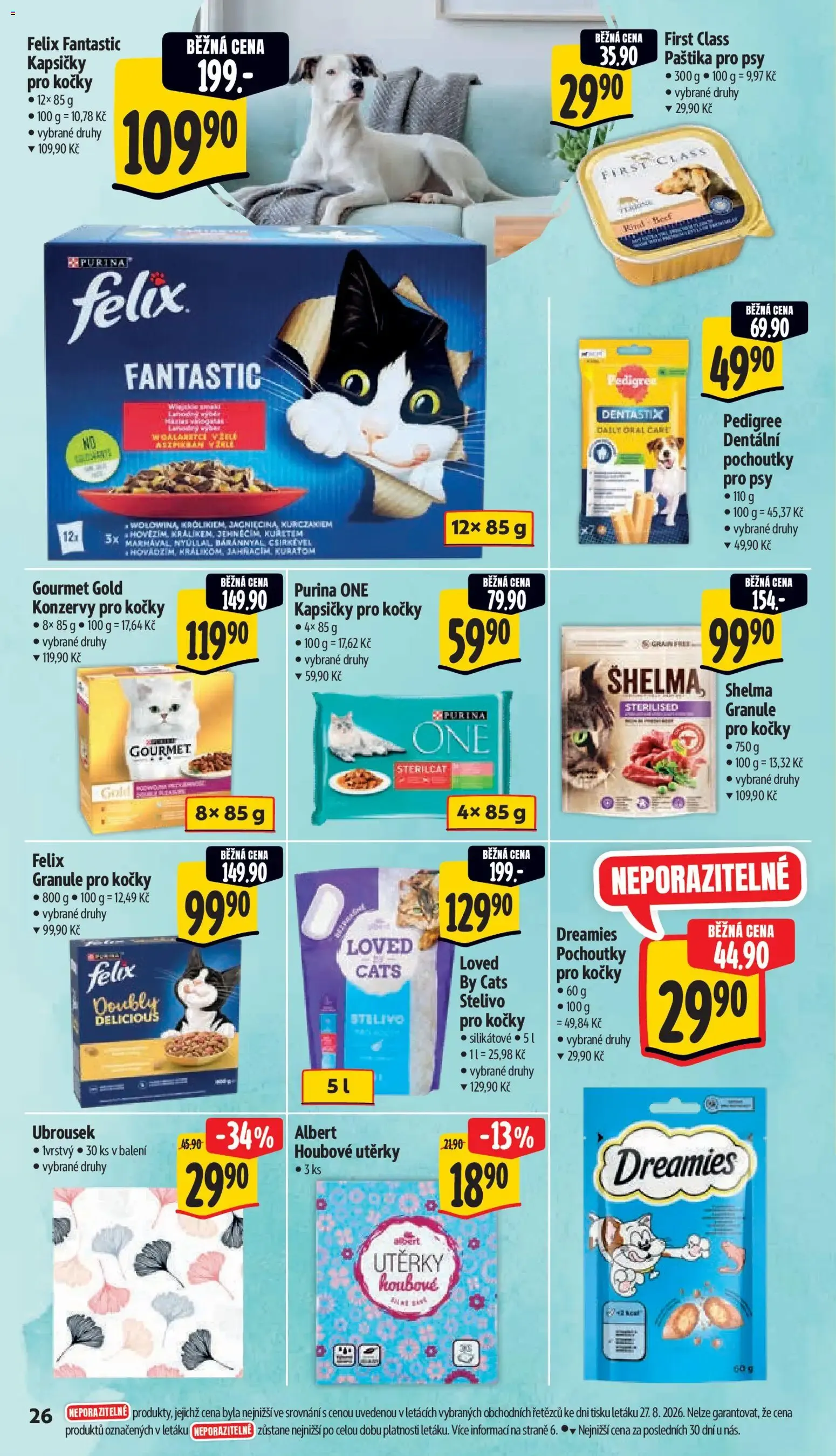 Albert leták - Supermarket od 02.09.2026 - Akční leták - 2. září 8. září 2026 - Page 34