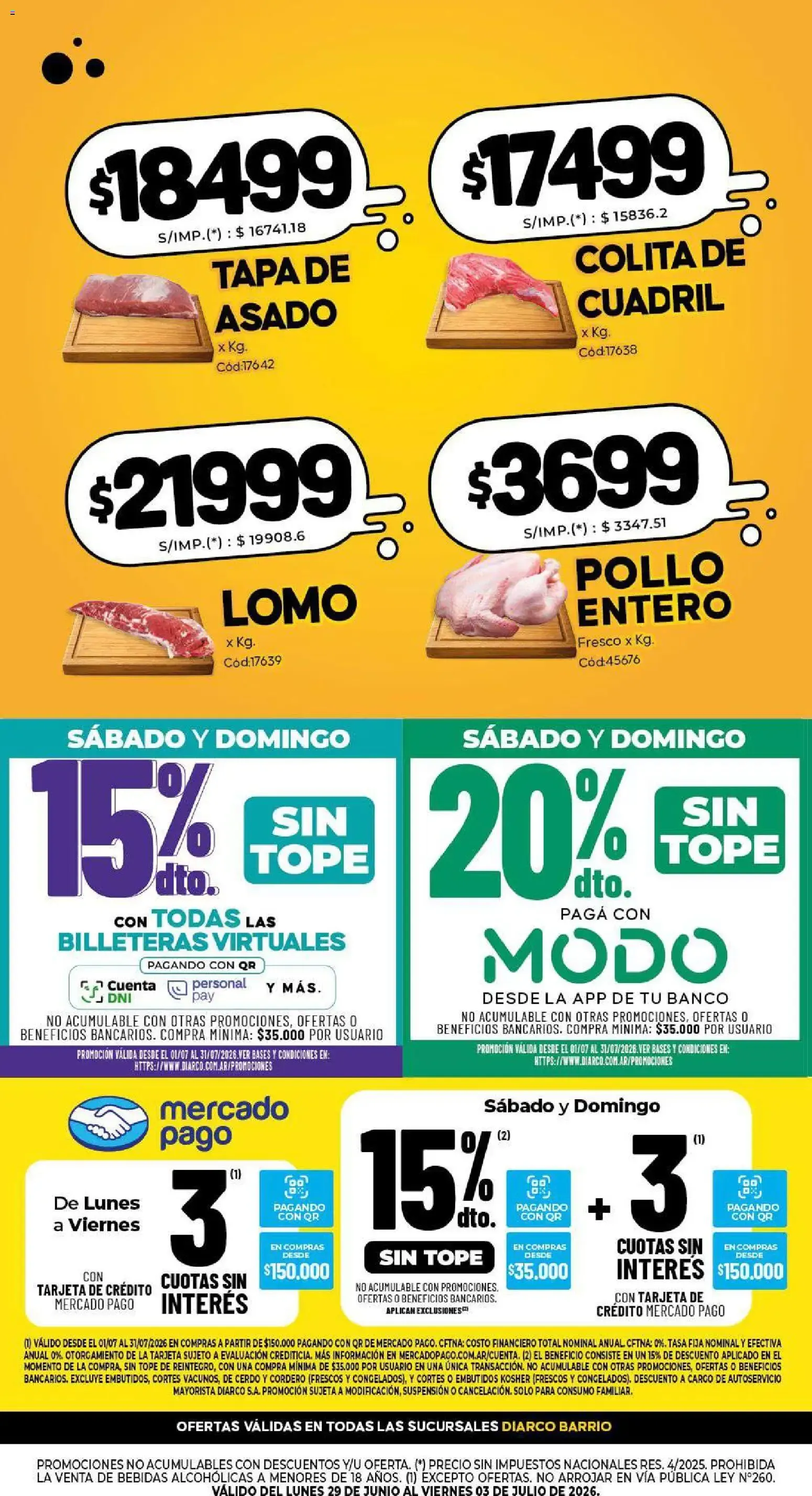 Ofertas de Diarco - Especial Locura De Precios del 29/06/2026 - 03/07/2026 29 de junio al 3 de julio 2026 - Página 2 del catálogo