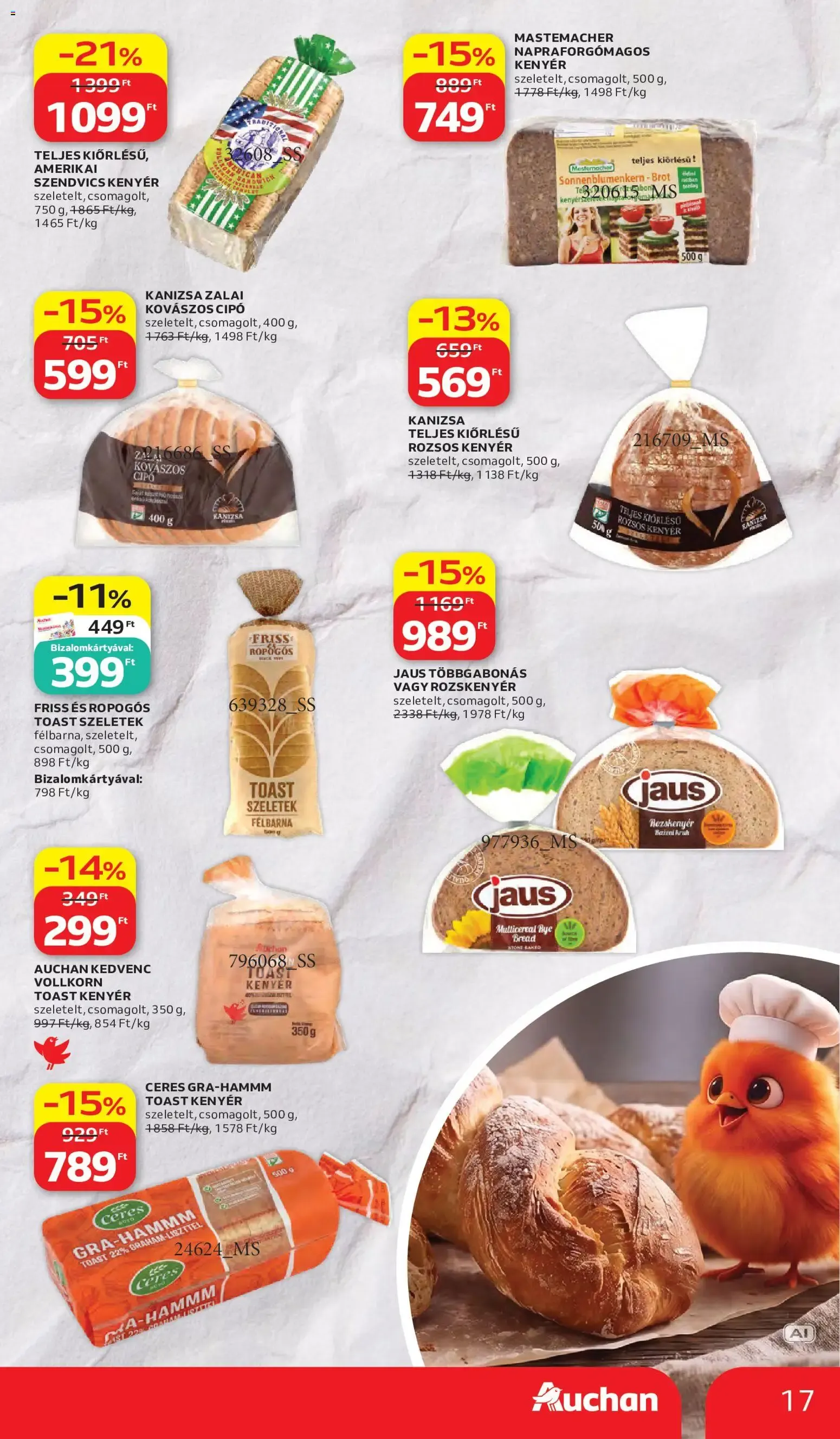 Katalógus Auchan Hipermarket Akciós Újság október 15.-tól október 21.-ig 2026. - Oldal 17