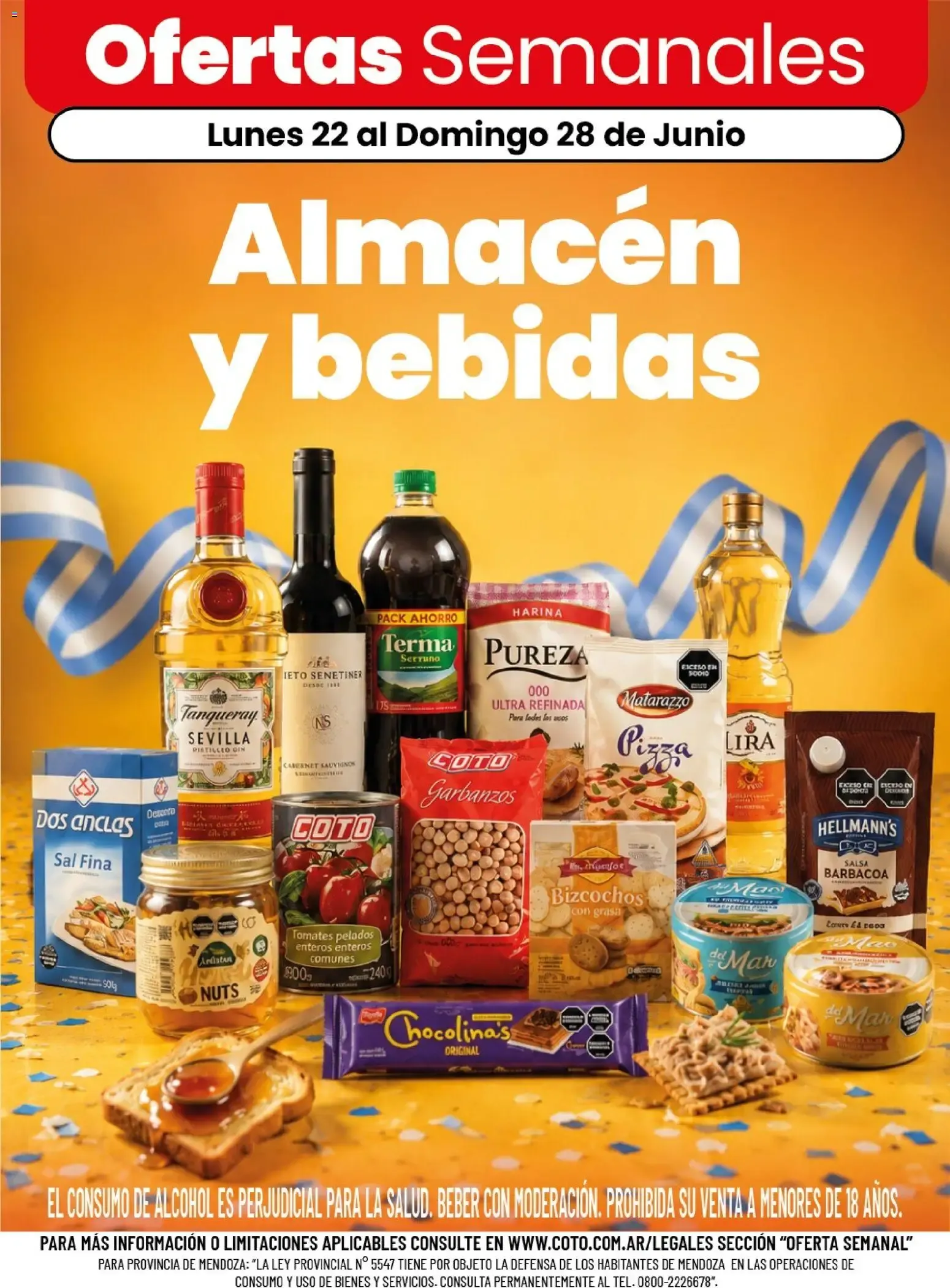 Ofertas de Coto -Almacén y bebidas || del 22/06/2026 - 28/06/2026 || Descuentos 22 de junio al 28 de junio 2026 - Página 1 del catálogo