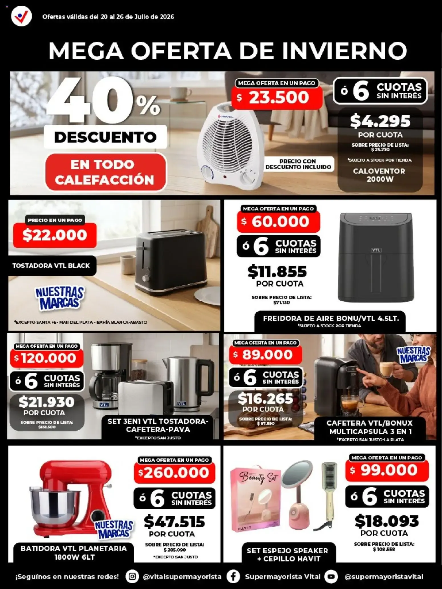 Ofertas de Vital - Especial de nonfood SALTA || del 20/07/2026 - 26/07/2026 || Catálogo 20 de julio al 26 de julio 2026 - Página 2 del catálogo