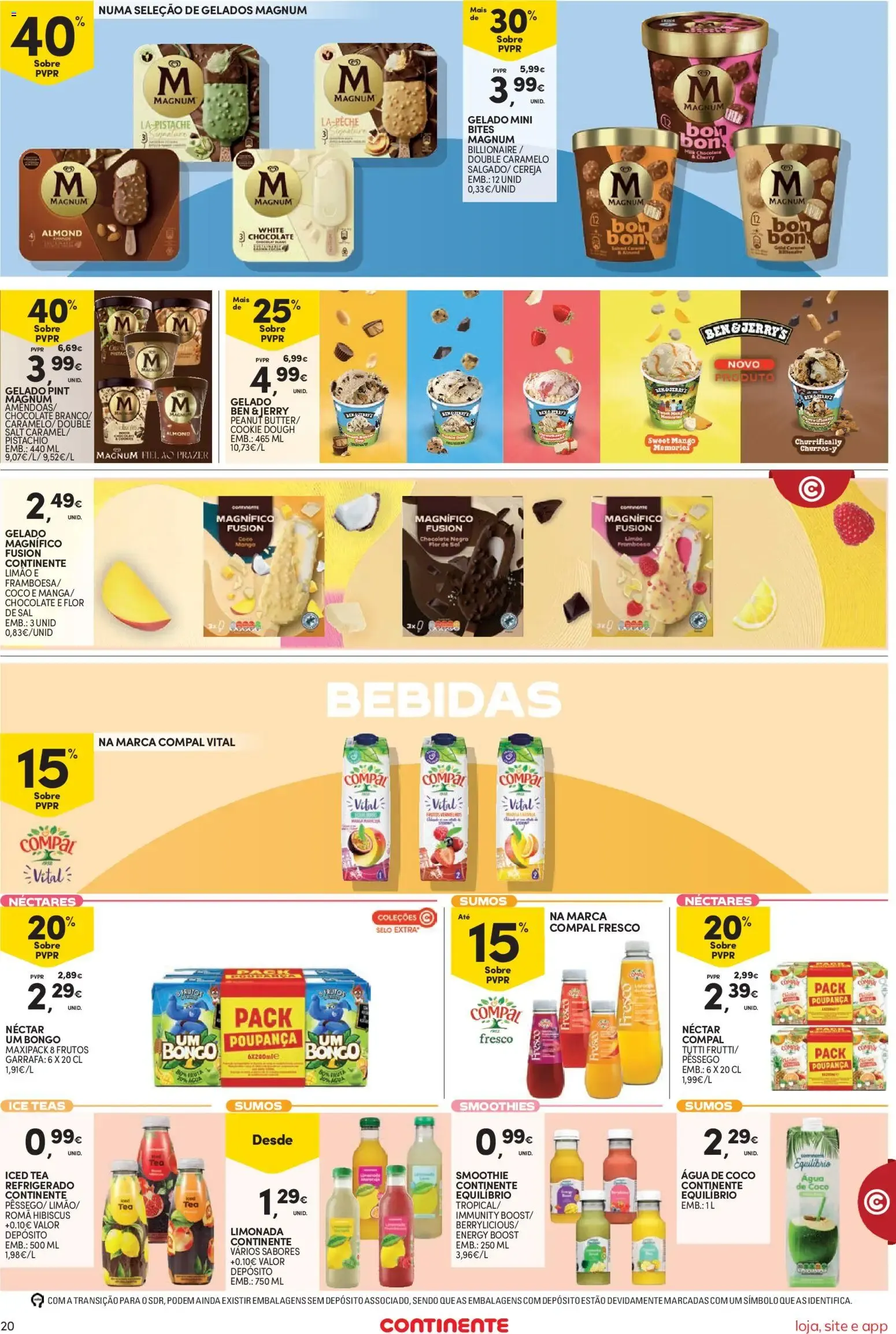 Folheto Promoções e Preços Válidos Continente de 21 de julho até 27 de julho 2026 - Pagina 20