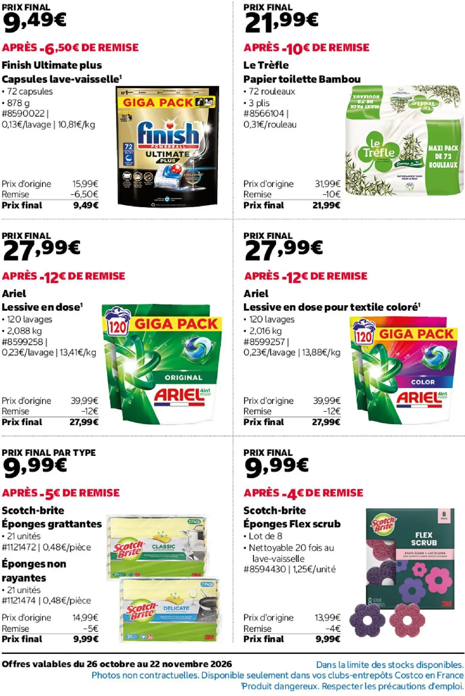Costco catalogue à partir du 26/10/2026 - promo en ligne du 26 octobre au 22 novembre 2026 - Catalogue page 16