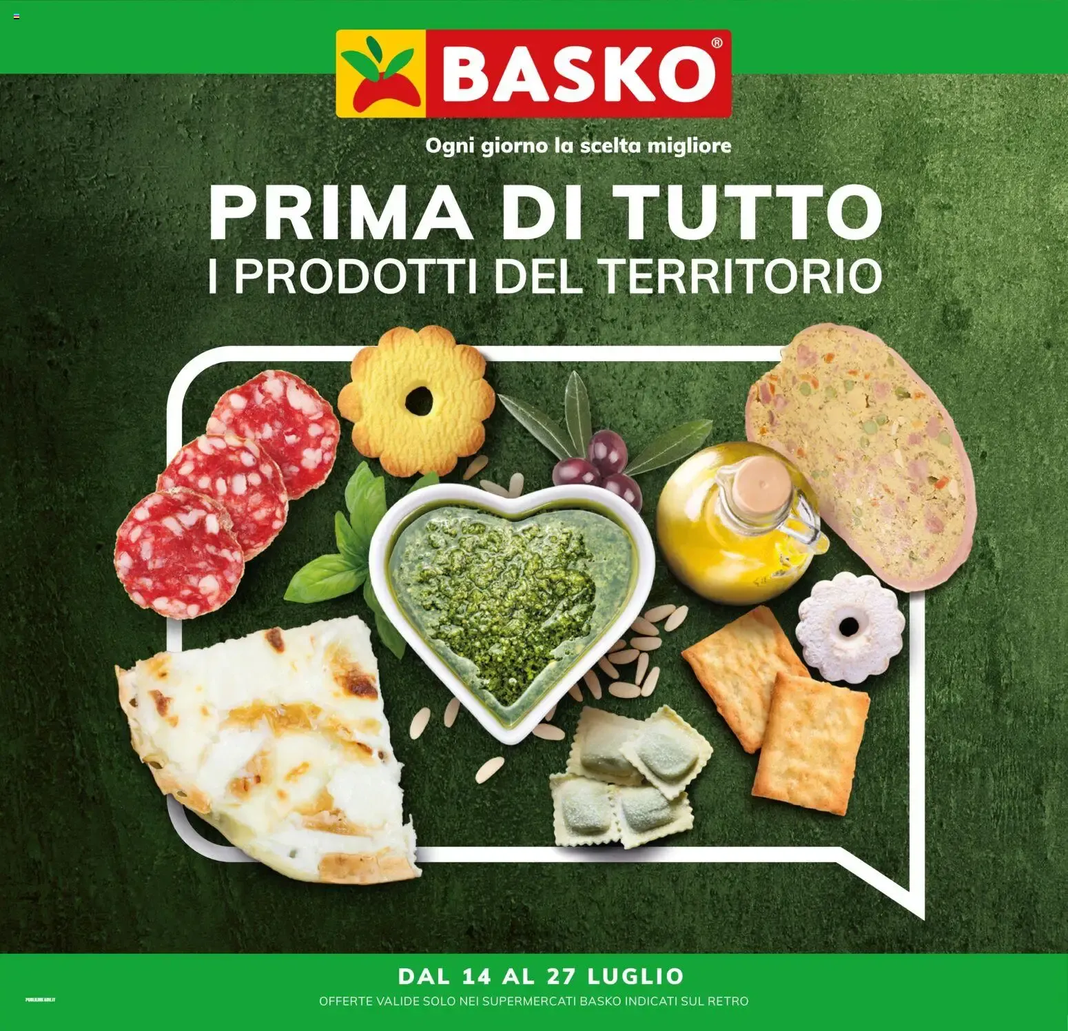 PRIMA DI TUTTO I PRODOTTI DEL TERRITORIO da 14 luglio a 27 luglio di 2026 - Pagina del volantino 1