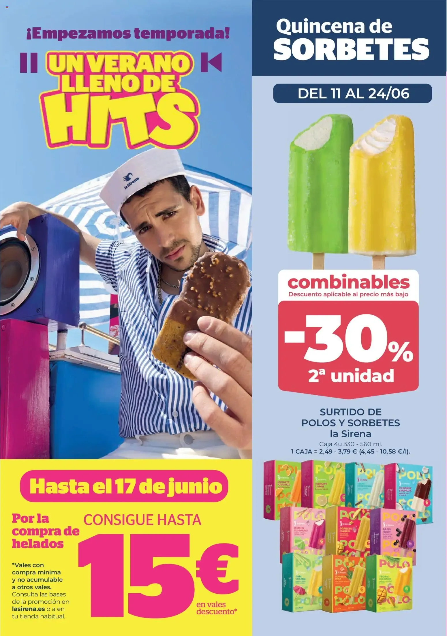 Catálogo de La Sirena: Un Verano Lleno de Hits - Ofertas en Helados y Sorbetes 11 de junio al 24 de junio 2026 - Página 6
