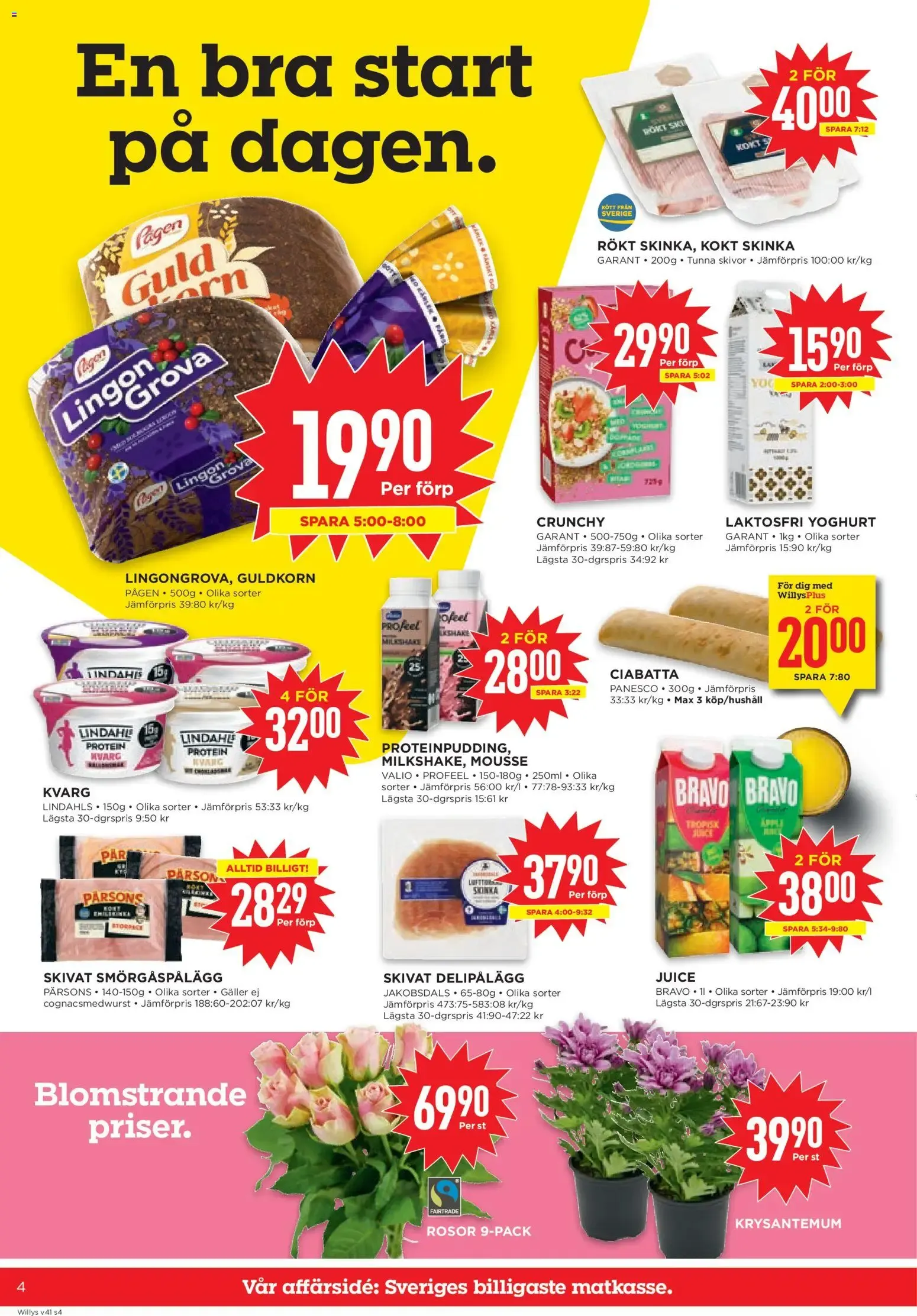 Willys: Massa gott till bra priser. från 5 oktober till 11 oktober 2026 - Reklamblad sidor 4