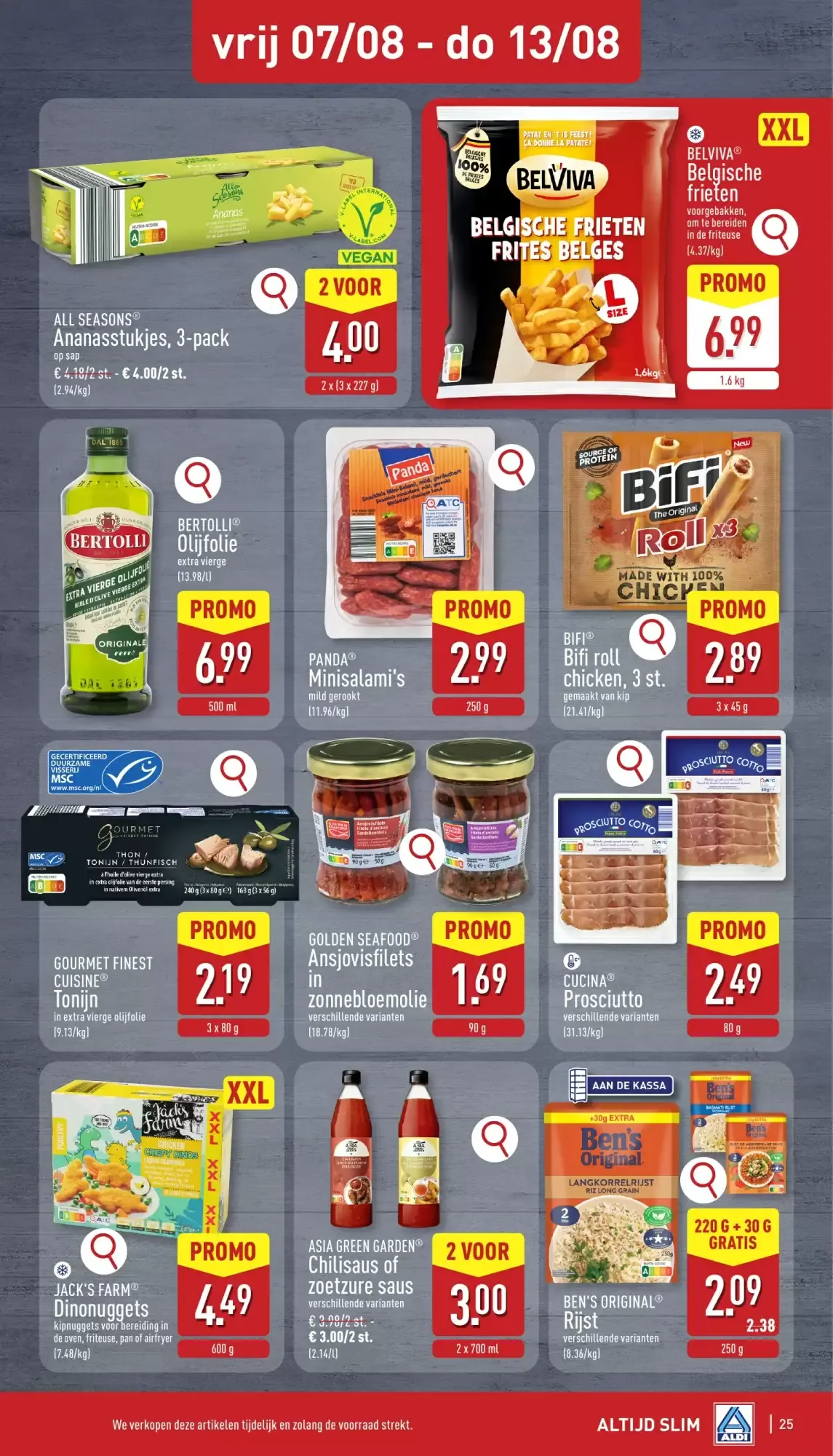 ALDI Folder van ma 03/08 t.e.m. zat 08/08 van 3 augustus tot 8 augustus 2026 - folder pagina 25