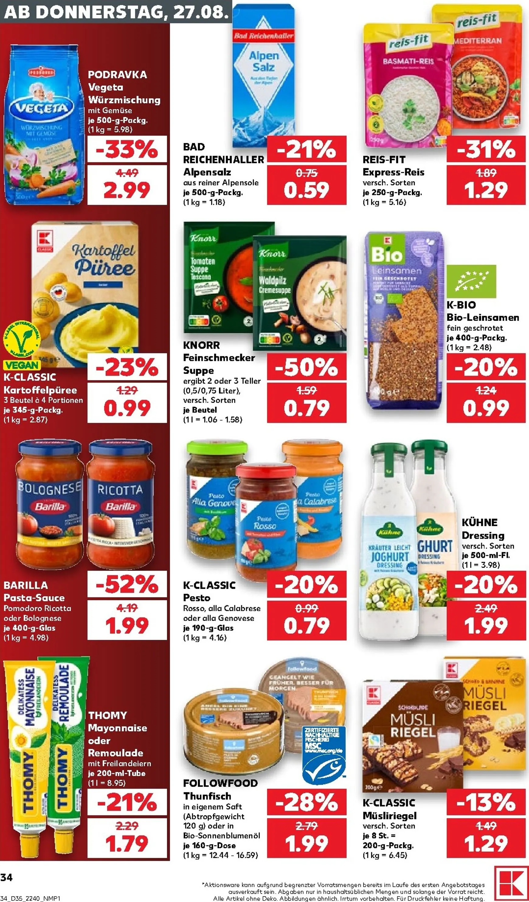 Kaufland Prospekt nächste Woche – von Donnerstag 27.08.2026 bis Mittwoch 02.09.2026 von 27. August bis 2. September 2026 - Prospekt seite 35