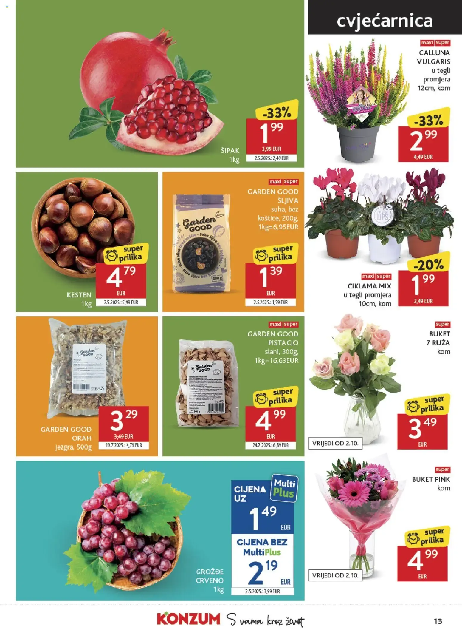 Katalog Konzum Katalog 40/2026 od 30. rujna do 6. listopada 2026. - Pregled Stranica 13