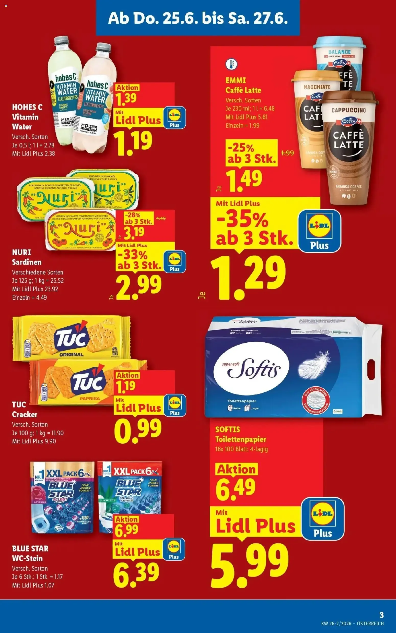 Lidl - Aktion von 25. Juni bis 27. Juni 2026 - Flugblätt seite 3