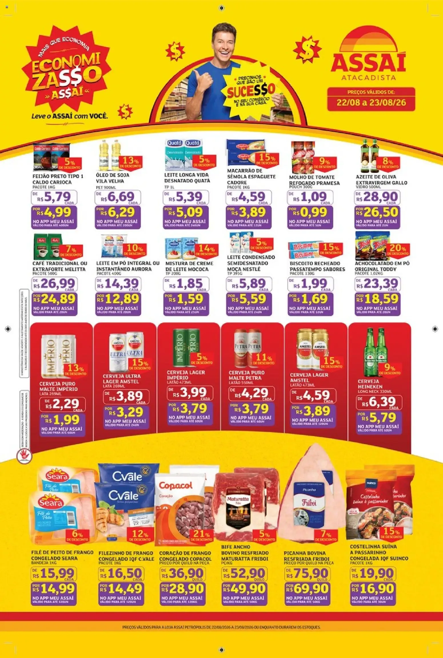 Encarte de Assaí Atacadista ofertas - RJ de 22/08/2026 | Promoções Online 22 de agosto até 23 de agosto 2026 - Pagina 1