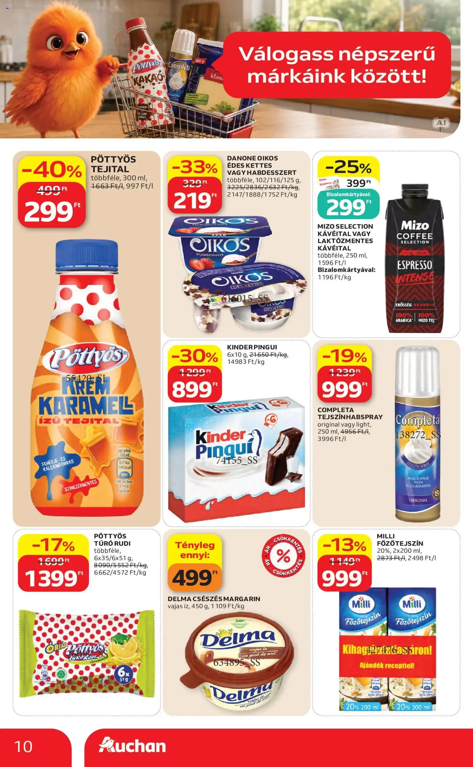 Katalógus Auchan Hipermarket - Márkák Ünnepe! szeptember 10.-tól szeptember 23.-ig 2026. - Oldal 10