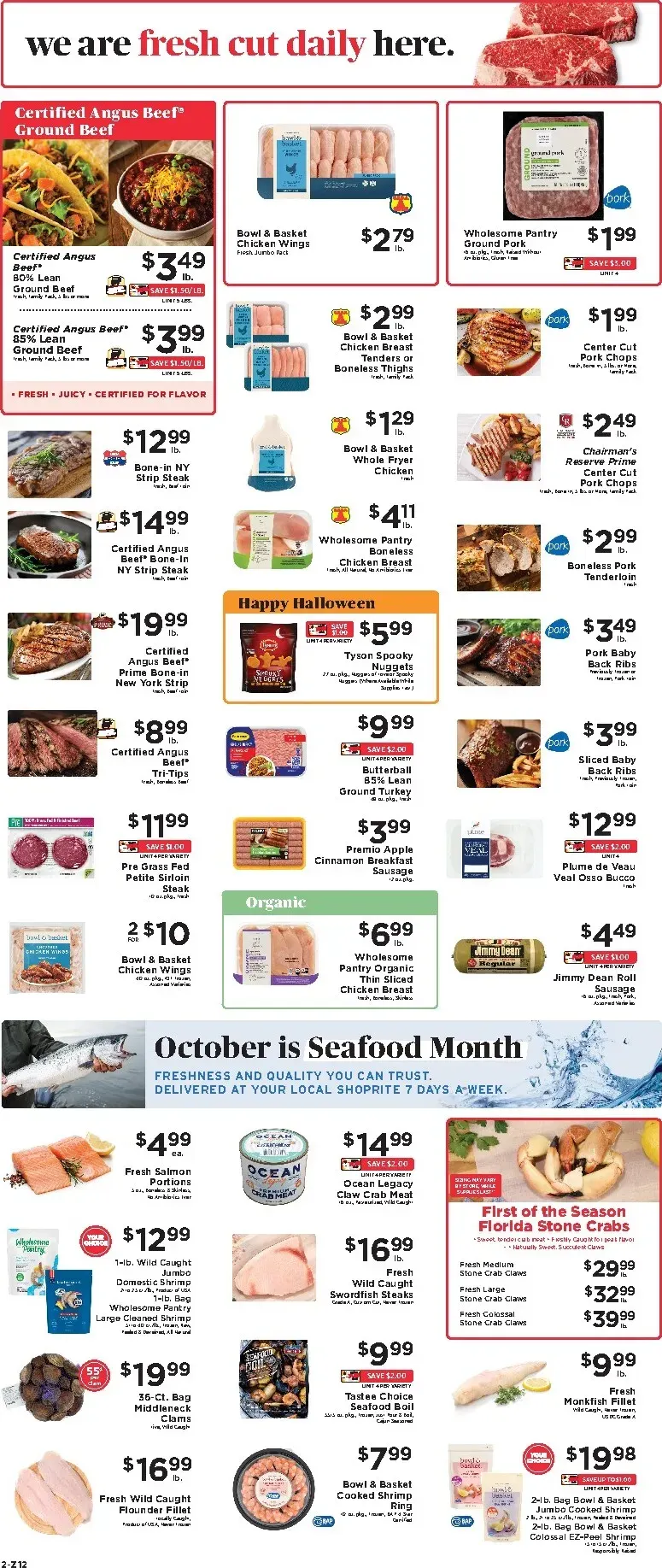 Weekly promotion Current ShopRite leaflet valid from Sunday 10/18/2026 to Saturday 10/24/2026 spanning from October 18 to October 24 2026 - Page 3 for Catalogue 365