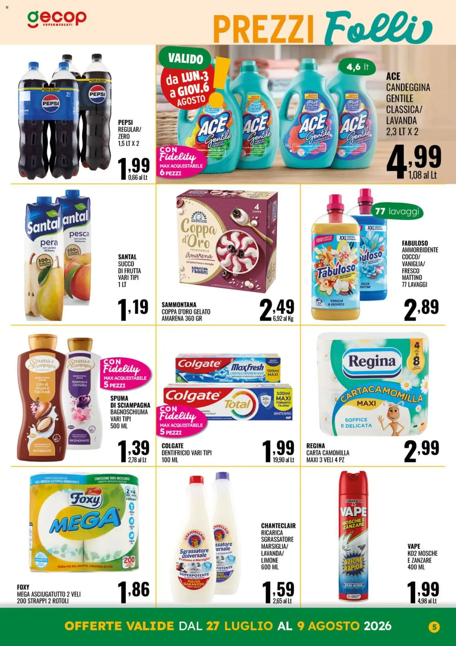 Nuovo GECOP volantino dal 27/07/2026 > offerte anteprima 🛍️ da 27 luglio a 9 agosto di 2026 - Pagina del volantino 5