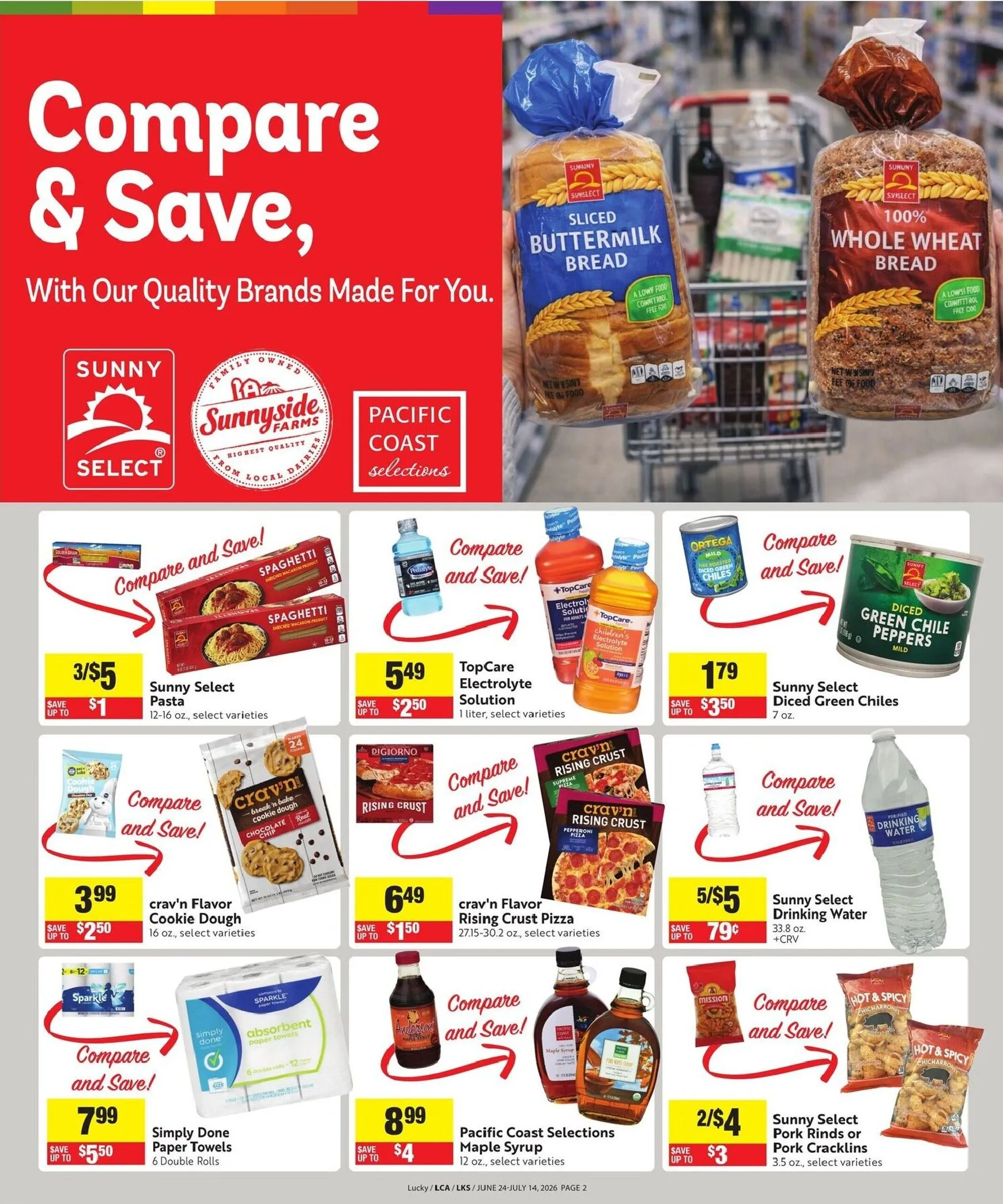 Weekly ad Current Lucky - Save With Our Quality Brands leaflet valid from Wednesday 06/24/2026 to Tuesday 07/14/2026 from June 24 to July 14 2026 - Page 2