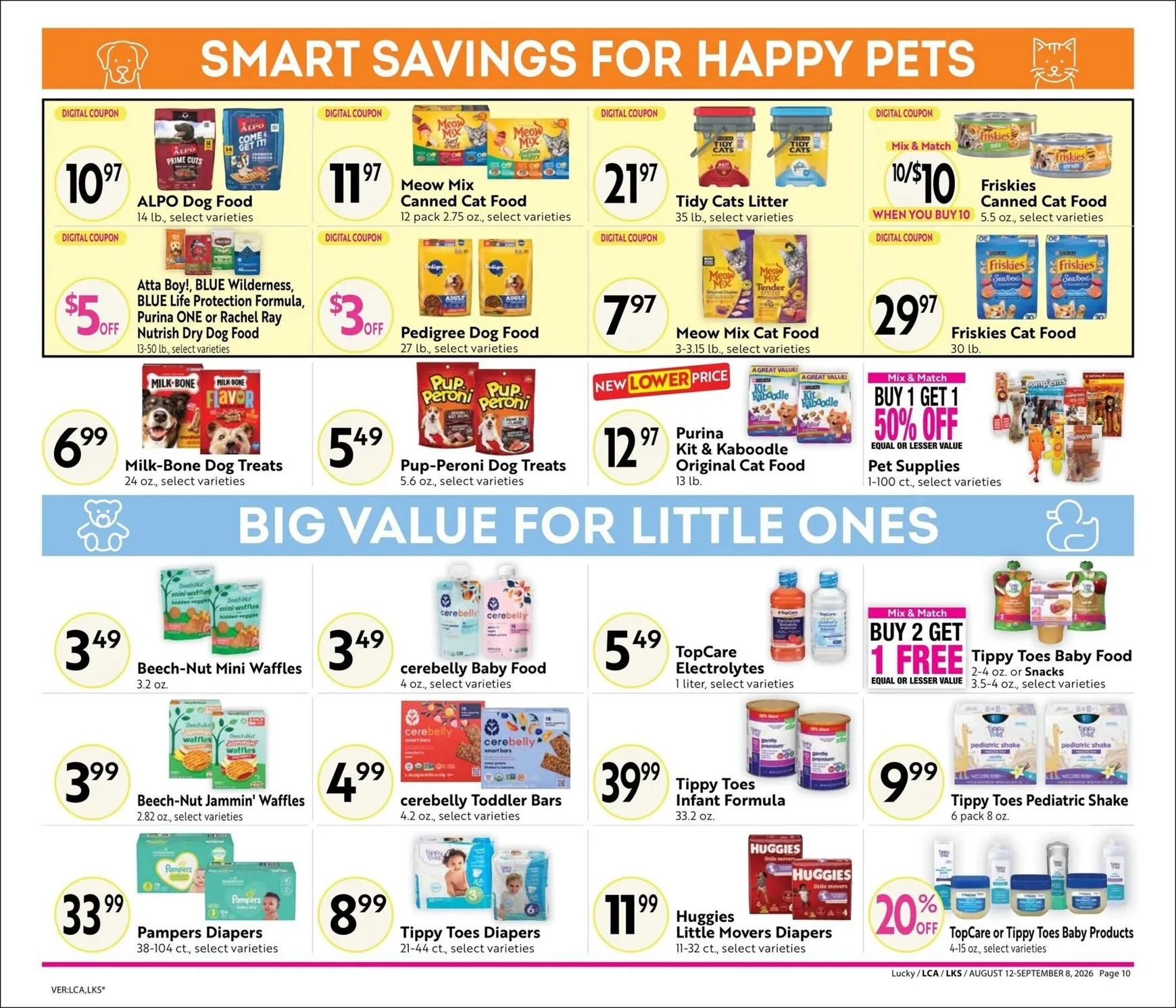 Weekly ad Current Lucky - Steals & Deals leaflet valid from Wednesday 08/12/2026 to Tuesday 09/08/2026 from August 12 to September 8 2026 - Page 10