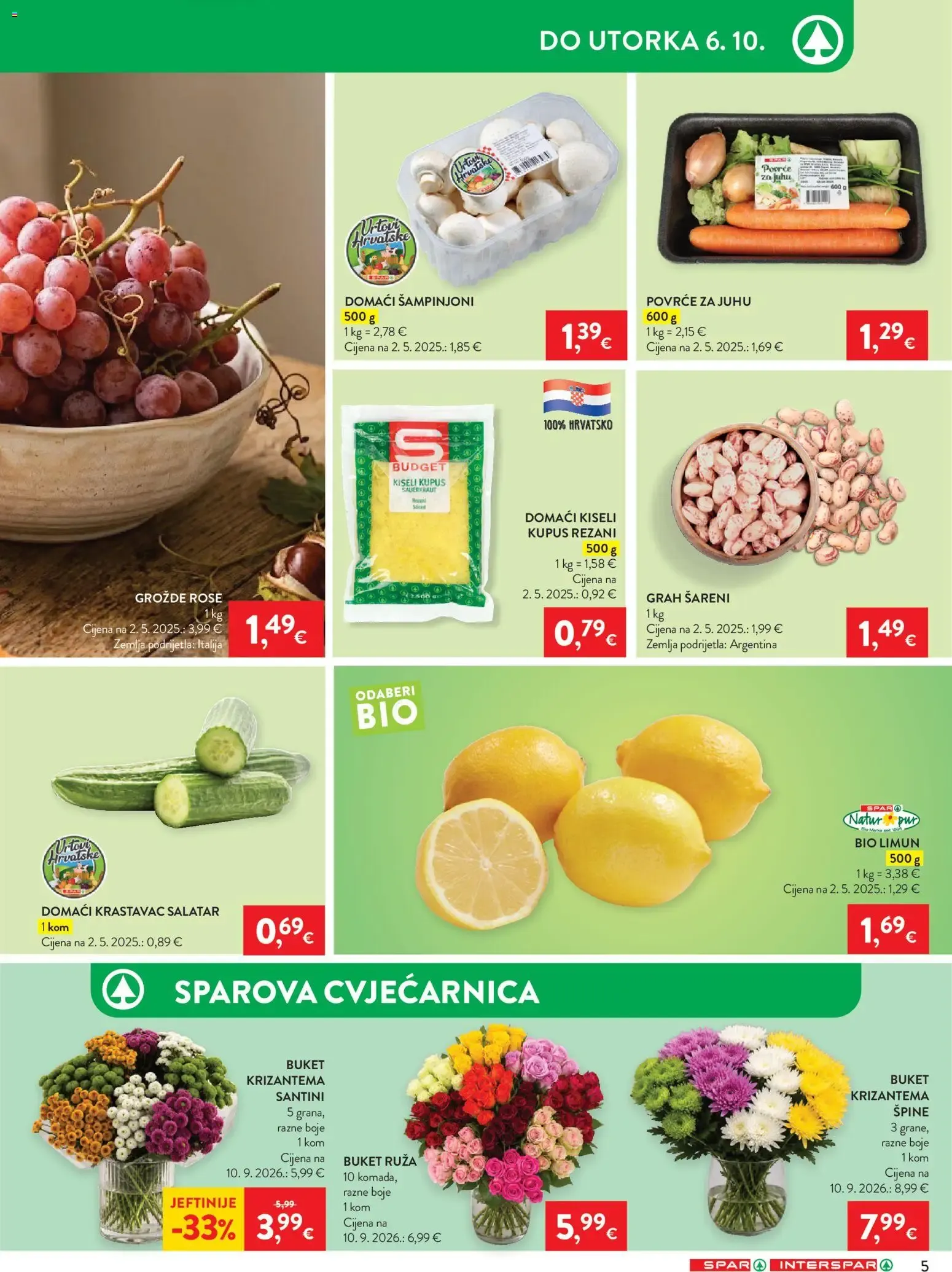 Katalog Spar Katalog novi od 30.09.2026 na listanje > letak digitalni od 30. rujna do 6. listopada 2026. - Pregled Stranica 5