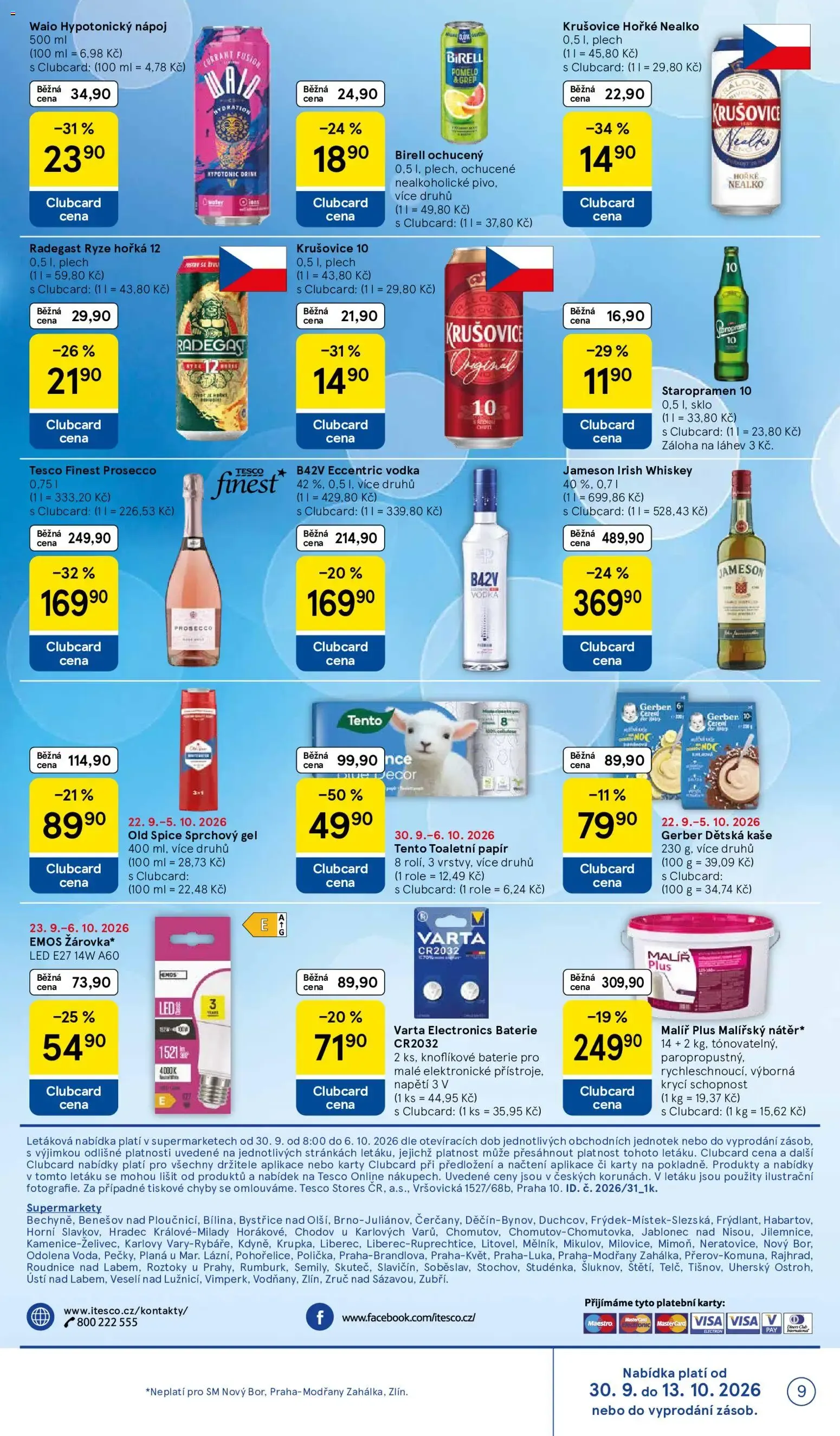Tesco leták na tento + příští týden 30.09.2026 - 30. září 6. října 2026 - Page 9