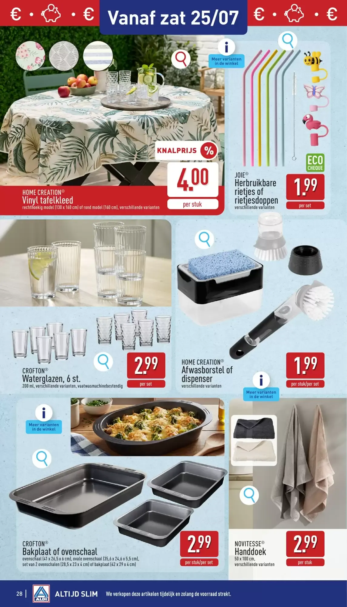 Aldi folder van 20/07 t.e.m. 25/07 van 20 juli tot 25 juli 2026 - folder pagina 28