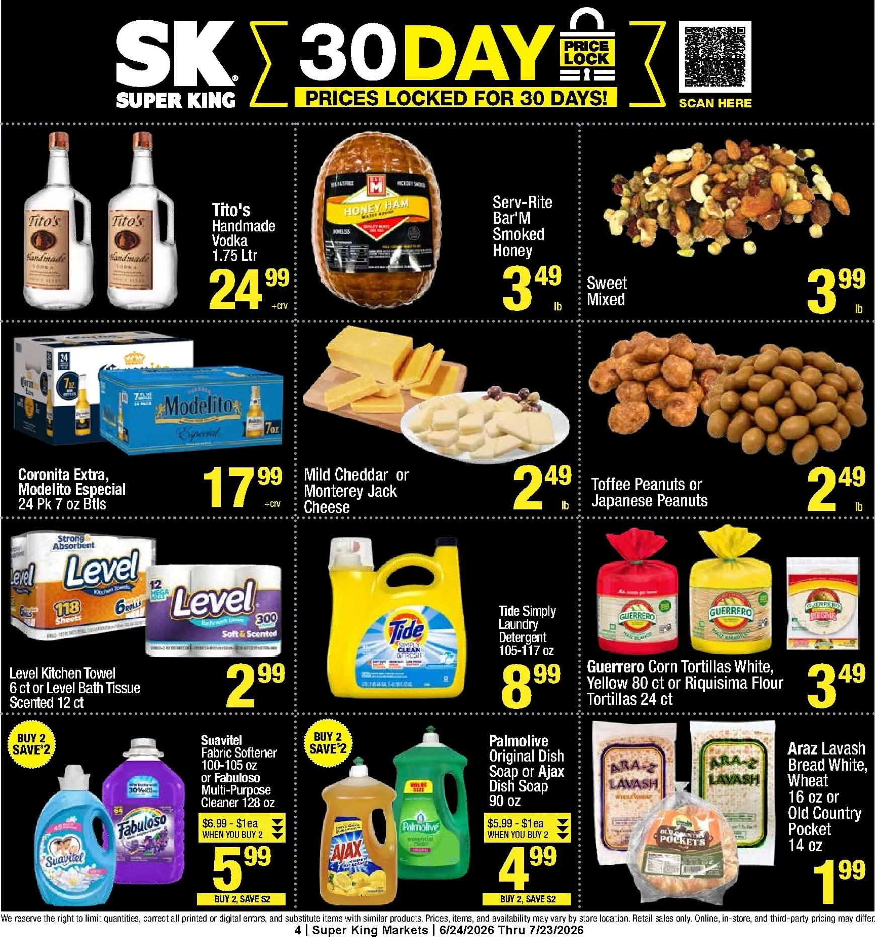 Weekly ad Current Super King - 30-Day Prices leaflet valid from Wednesday 06/24/2026 to Thursday 07/23/2026 from June 24 to July 23 2026 - Page 4