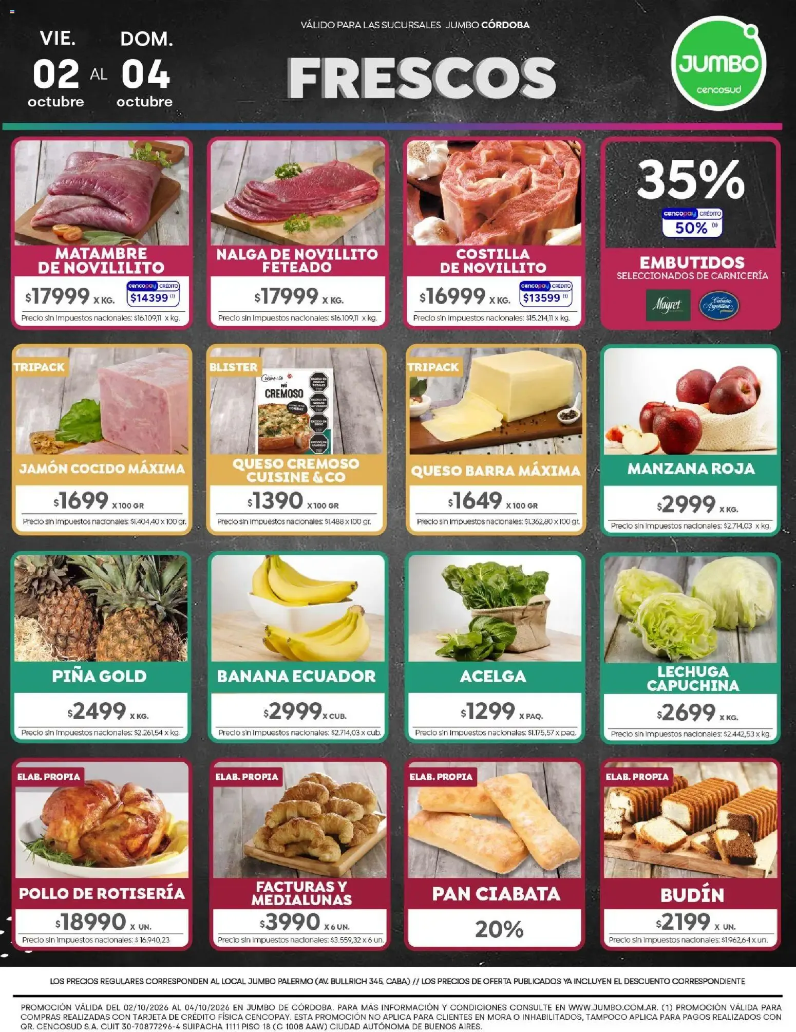 Ofertas de Jumbo - Cenco Black Córdoba del 02/10/2026 - 04/10/2026 2 de octubre al 4 de octubre 2026 - Página 8 del catálogo