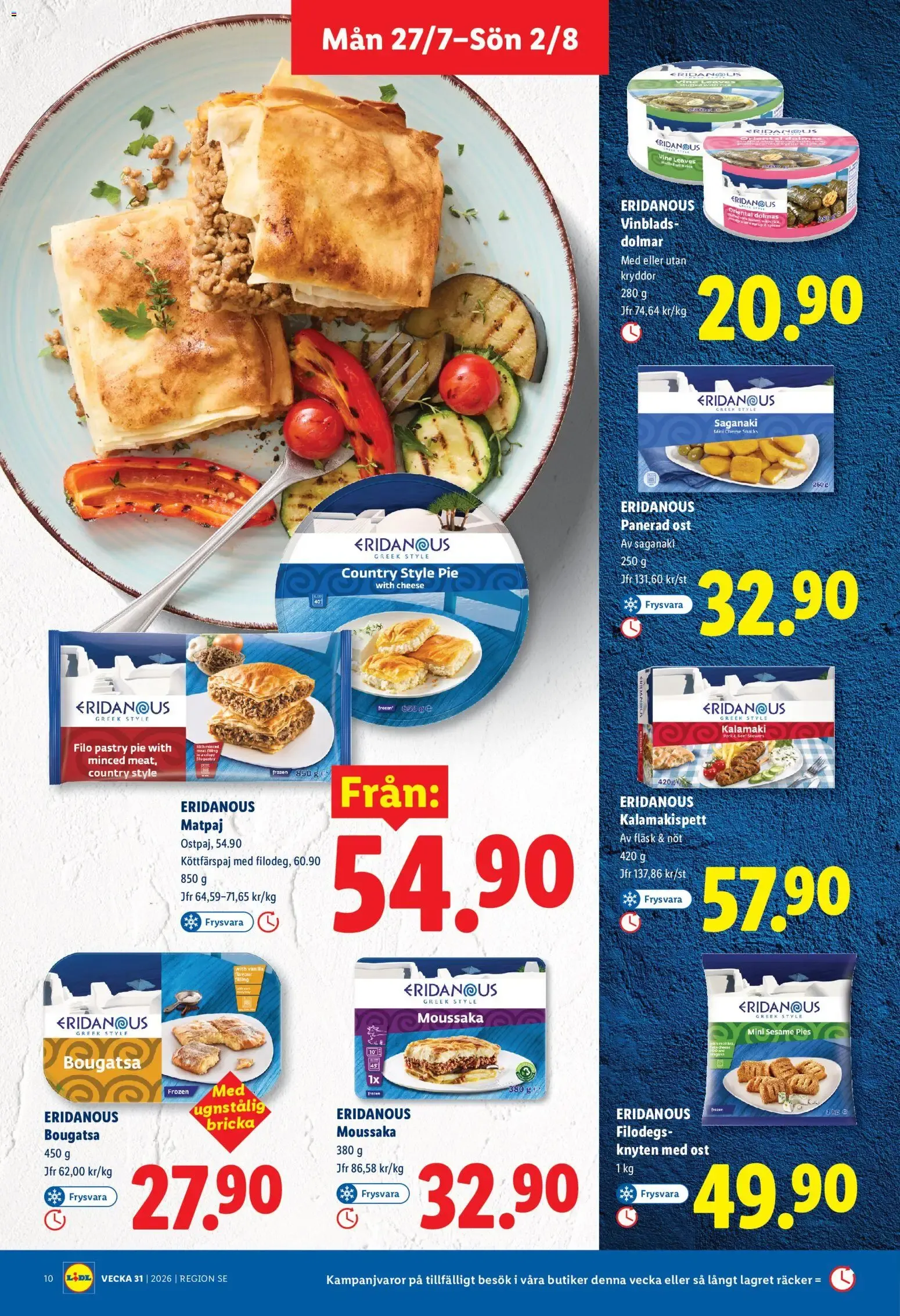 Lidl erbjudanden från 27/07/2026 - 02/08/2026 > Reklamblad nuvarande rabatter från 27 juli till 2 augusti 2026 - Reklamblad sidor 10