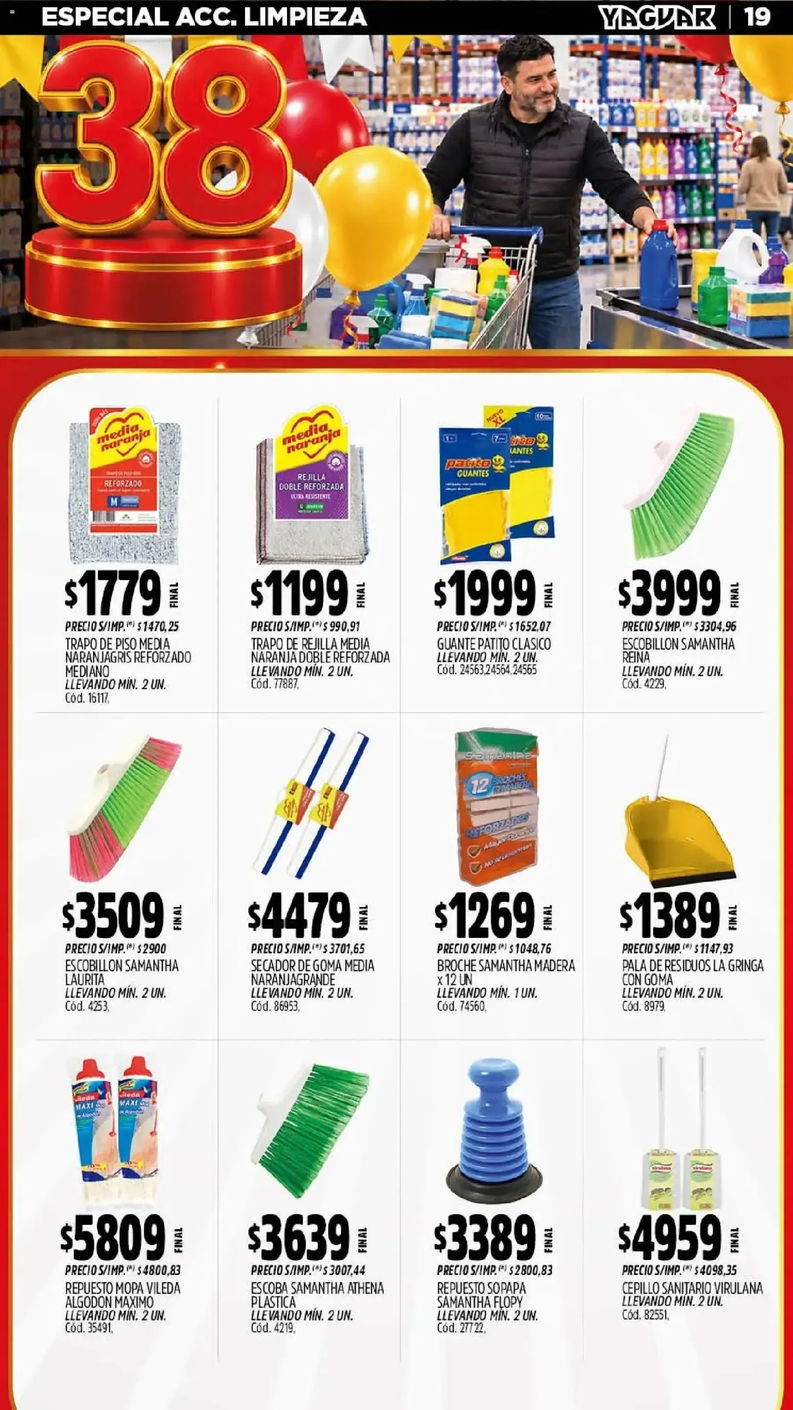 Ofertas de El Cumple del Año 38 - Mayorista Yaguar 5 de octubre al 11 de octubre 2026 - Página 18 del catálogo
