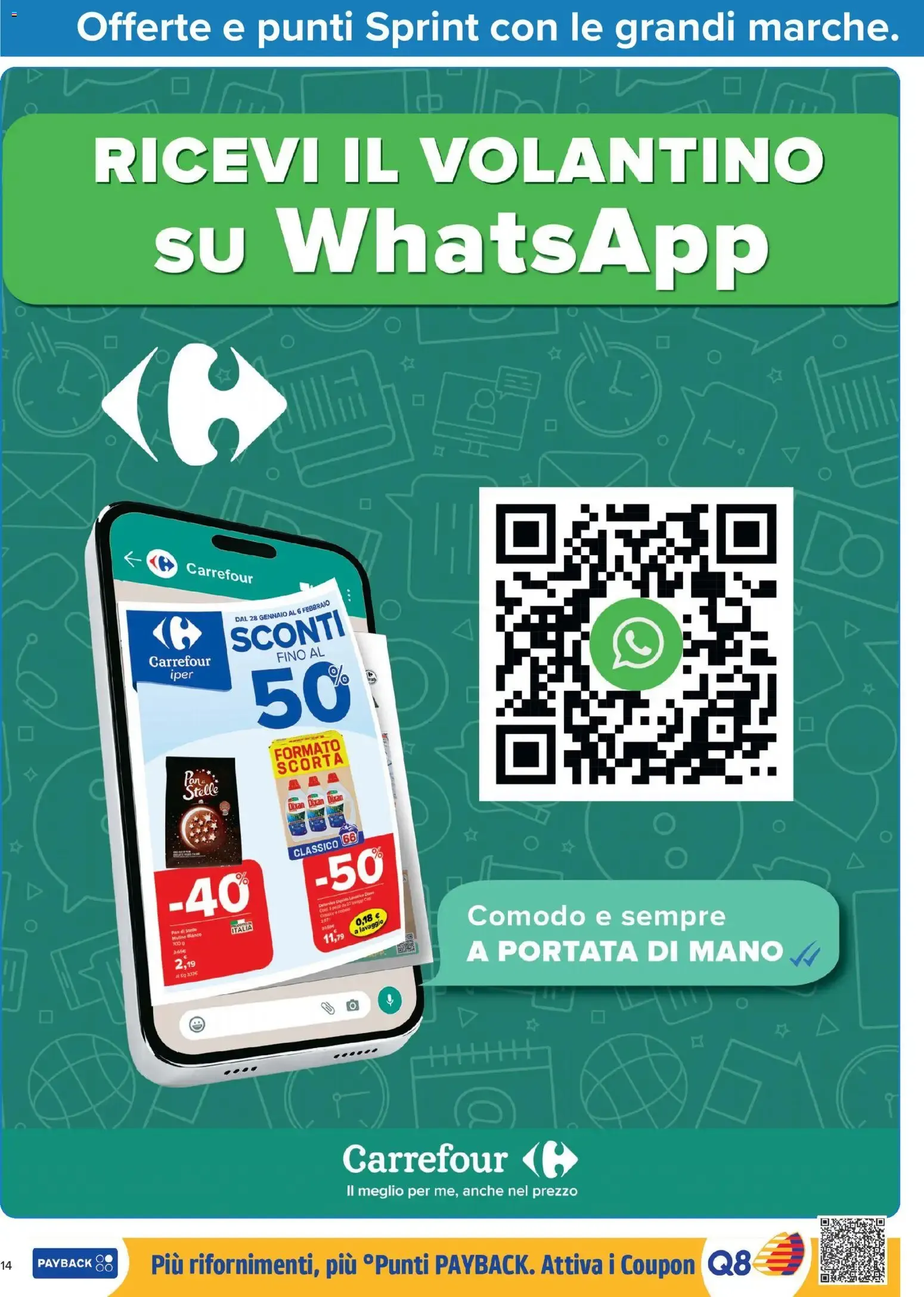 Nuovo Carrefour volantino Iper - Punti Sprint Payback dal 16/06/2026 > offerte anteprima 🛍️ da 16 giugno a 29 giugno di 2026 - Pagina del volantino 14