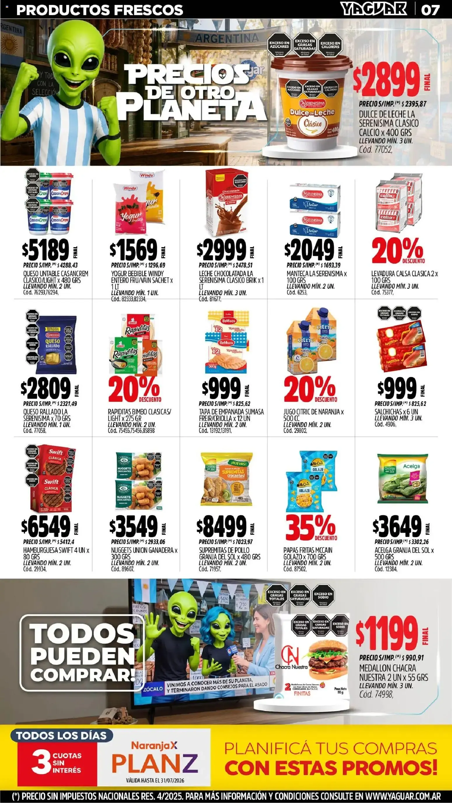 Ofertas de Yaguar - Oferta Semanal Córdoba del 29/06/2026 - 05/07/2026 29 de junio al 5 de julio 2026 - Página 8 del catálogo