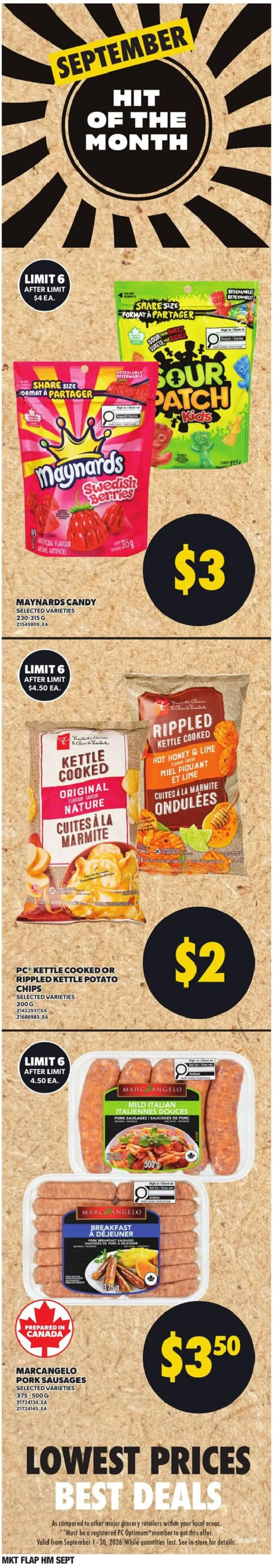 Zehrs weekly flyer / circulaire from Sep 10, 2026 > weekly specials & deals from September 10 to September 16 2026 - flyer page 7