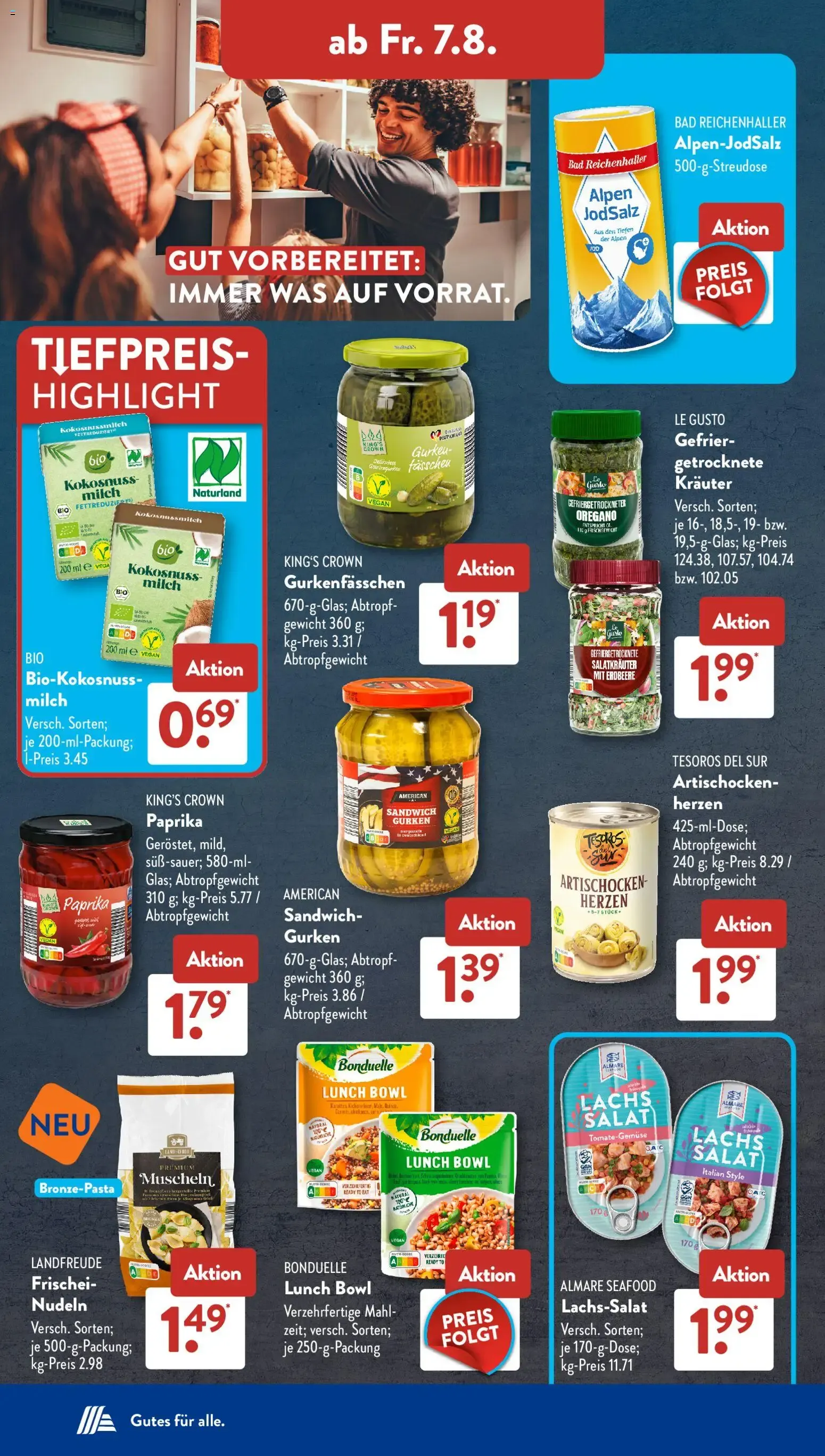 Aldi Süd Tiefpreis-Highlight von 3. August bis 8. August 2026 - Prospekt seite 14
