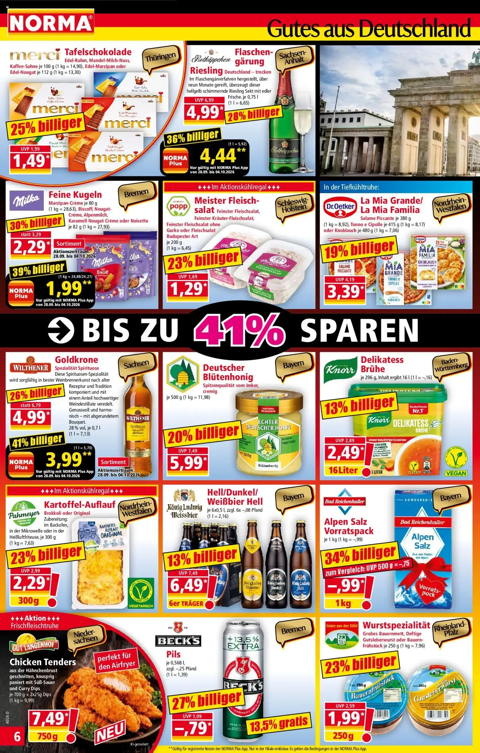 NORMA - Mehr fürs Geld von 28. September bis 4. Oktober 2026 - Prospekt seite 6