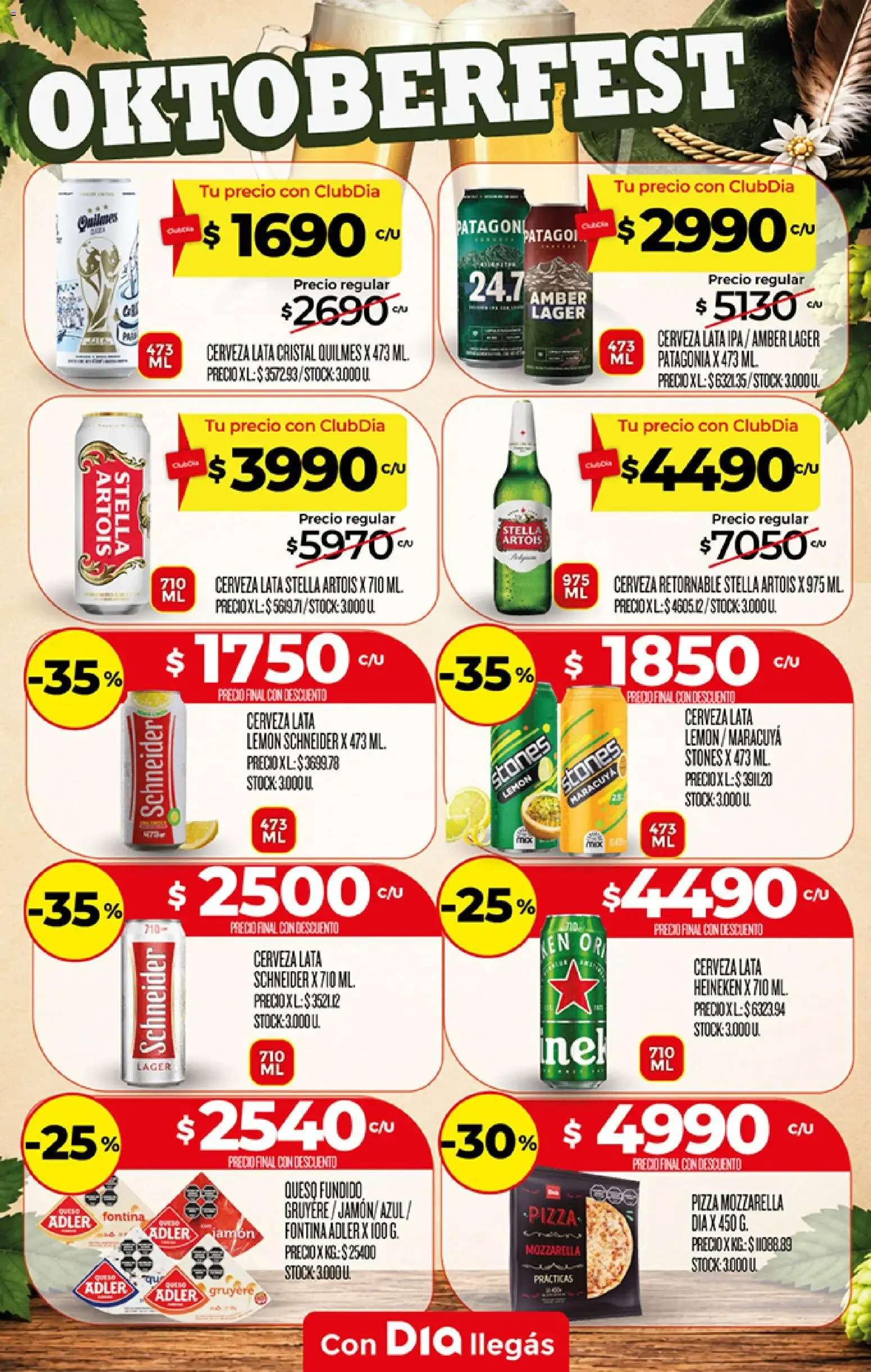 Ofertas de Supermercado DIA - Especial Oktoberfest del 30/09/2026 - 05/10/2026 30 de septiembre al 5 de octubre 2026 - Página 1 del catálogo