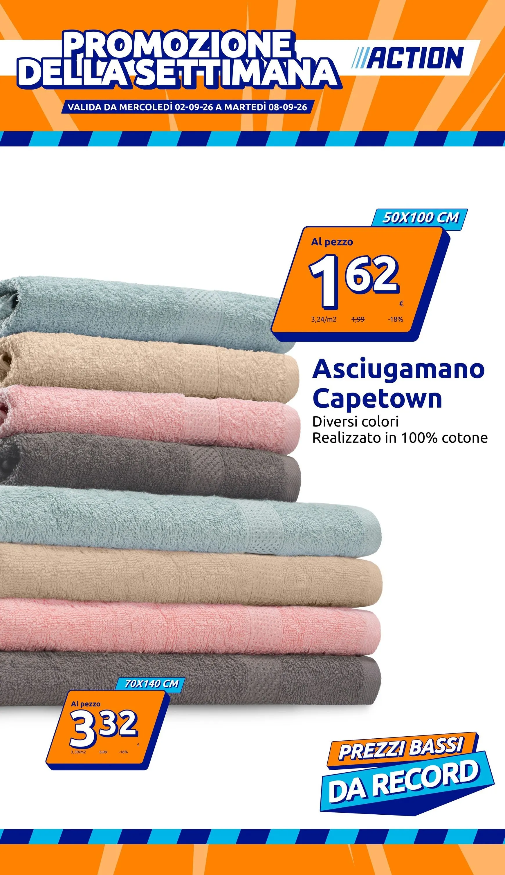 Volantino attuale di Action valido dal mercoledì 02/09/2026 al martedì 08/09/2026 da 2 settembre a 8 settembre di 2026 - Pagina del volantino 1