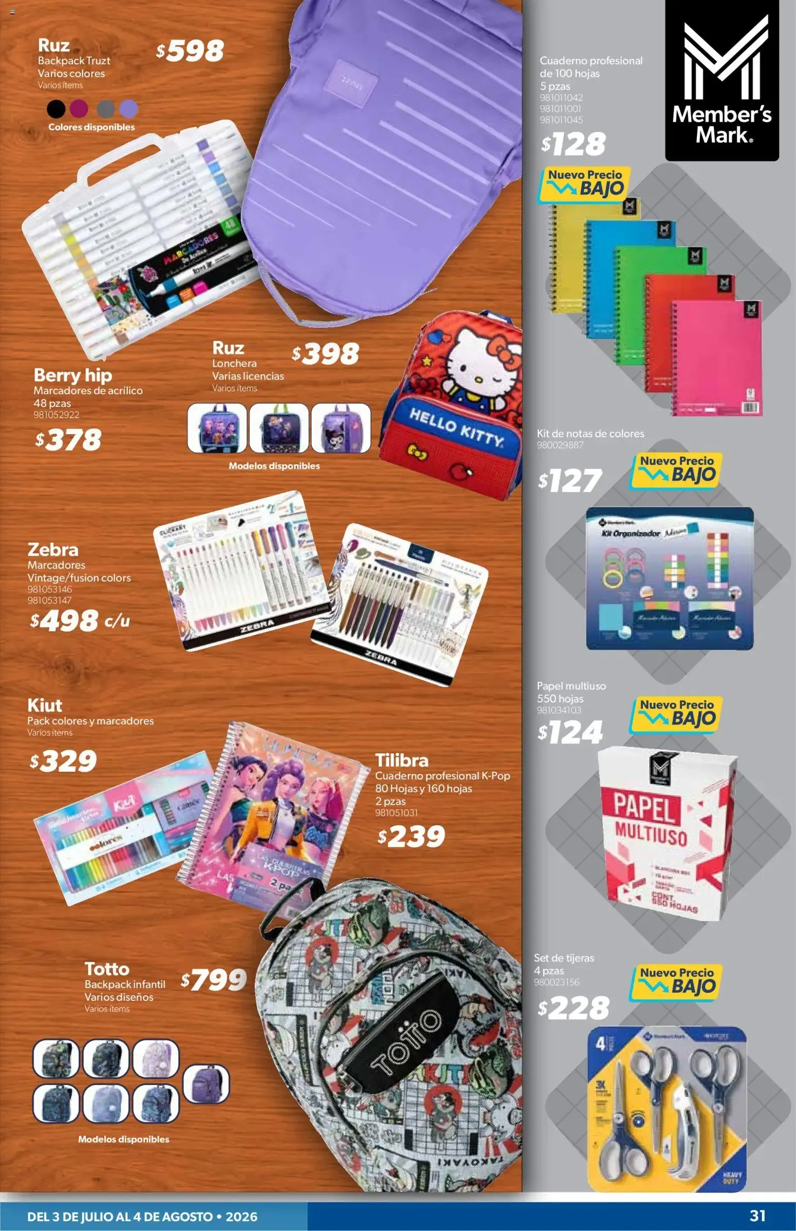 Catálogo de Sam's Club 3 de julio al 4 de agosto 2026 - Pagina 31
