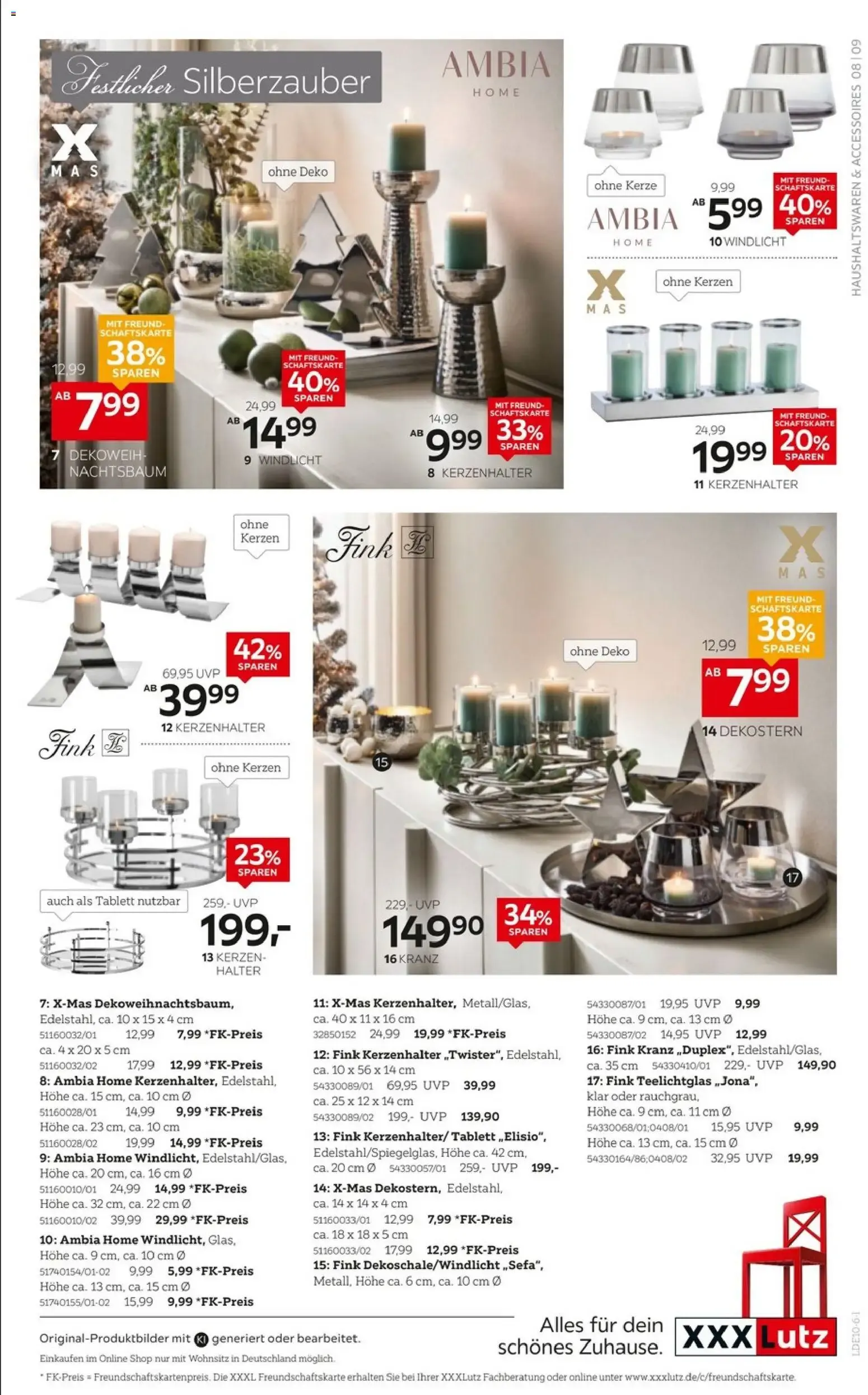 XXXLutz – Ahorra hasta 72% en productos Dieter Knoll para el hogar von 17. Oktober bis 31. Oktober 2026 - Prospekt seite 9