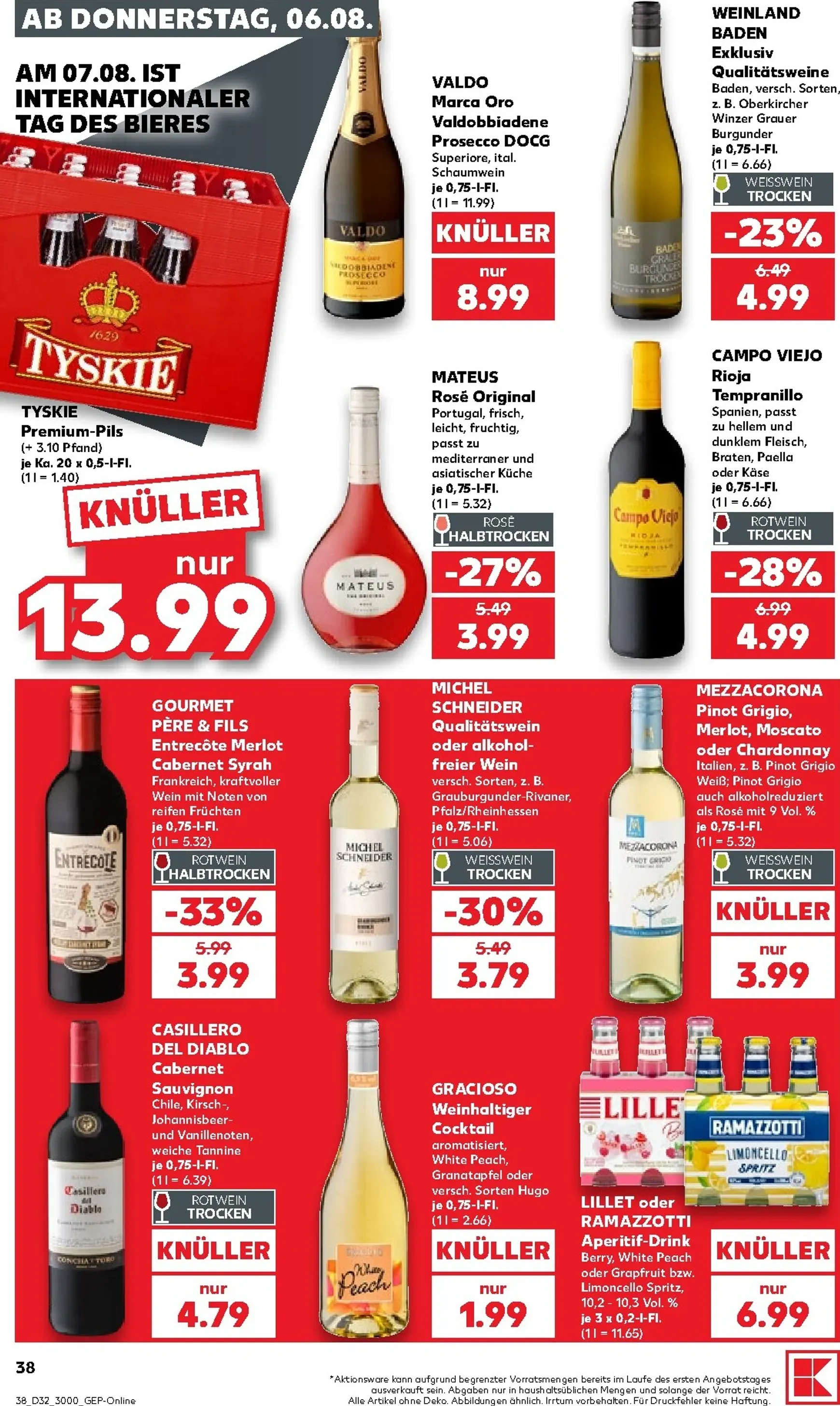 Kaufland Prospekt nächste Woche – von Donnerstag 06.08.2026 bis Mittwoch 12.08.2026 von 6. August bis 12. August 2026 - Prospekt seite 39