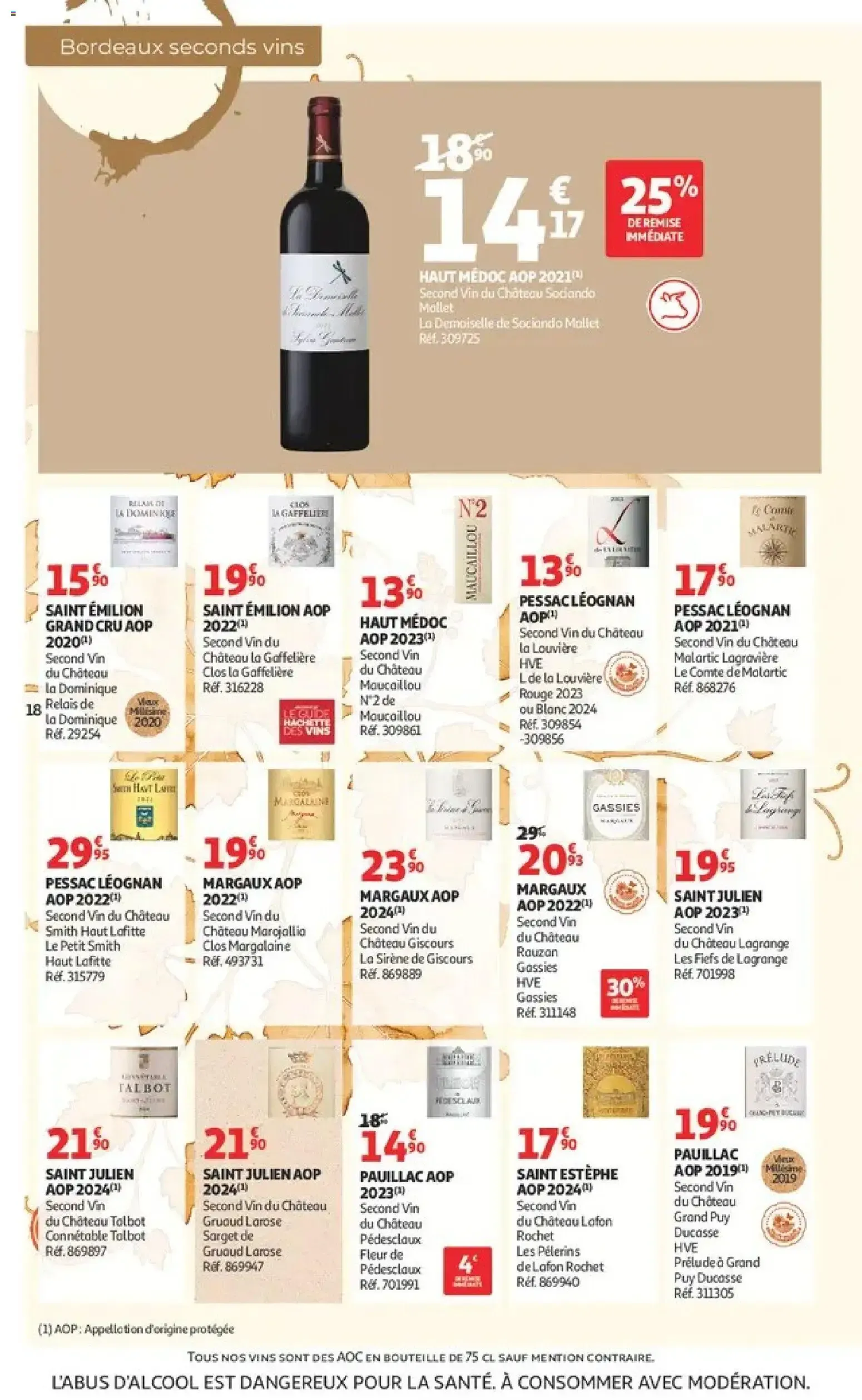Auchan - Offerts Foire aux vins à partir du 25/09/2026 - promo en ligne du 25 septembre au 11 octobre 2026 - Catalogue page 18