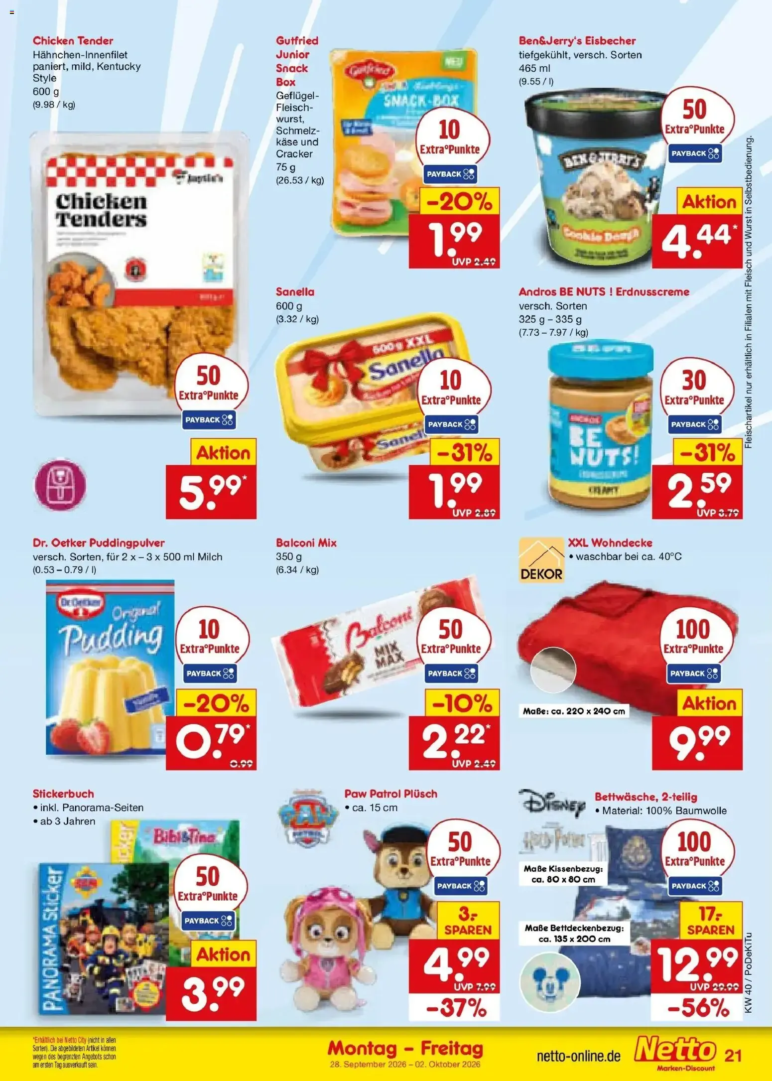 Netto Marken-Discount Prospekt (ab 28.09.2026) » Angebote von 28. September bis 2. Oktober 2026 - Prospekt seite 28