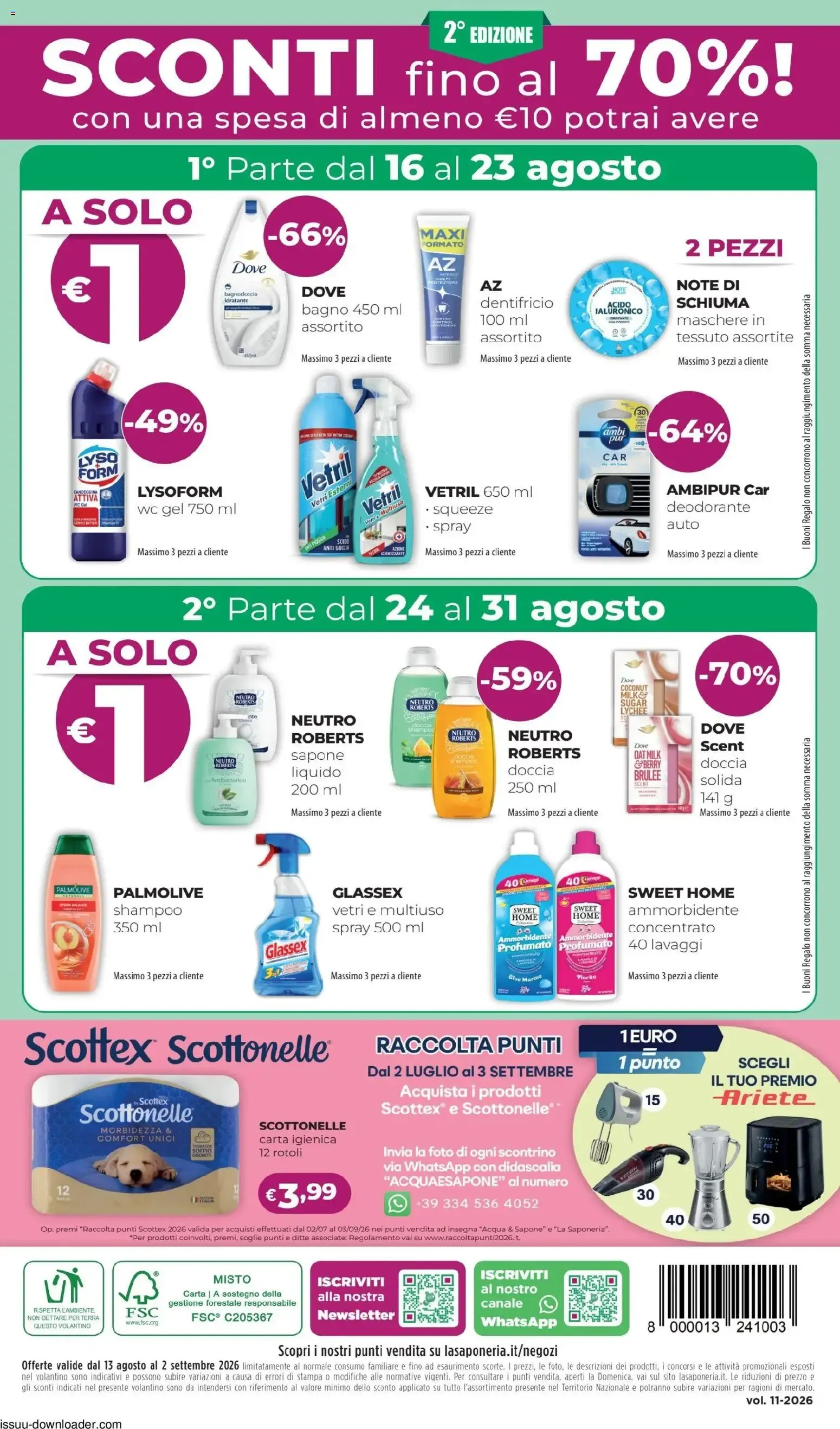 La Saponeria volantino dal 13/08/2026 - online Offerte da 13 agosto a 2 settembre di 2026 - Pagina del volantino 17