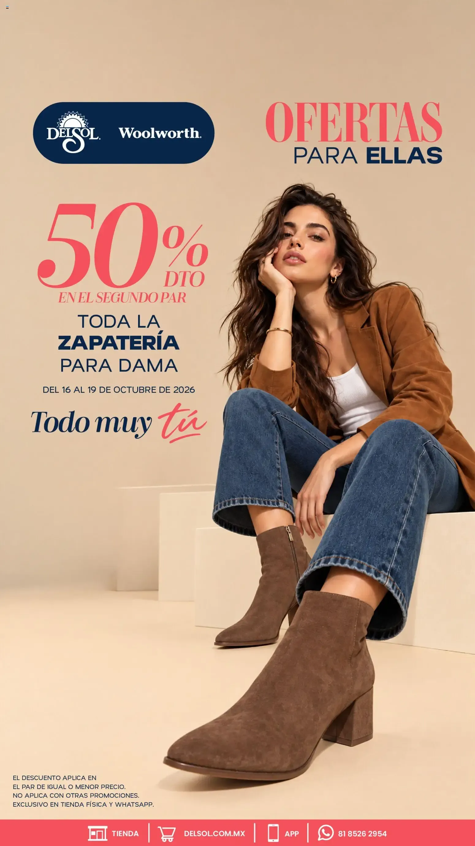 Catálogo de Del Sol y Woolworth catálogo Ofertas Para Ellas - Todo Muy Tú (16/10/2026 - 19/10/2026) - catálogo en línea 16 de octubre al 19 de octubre 2026 - Pagina 7