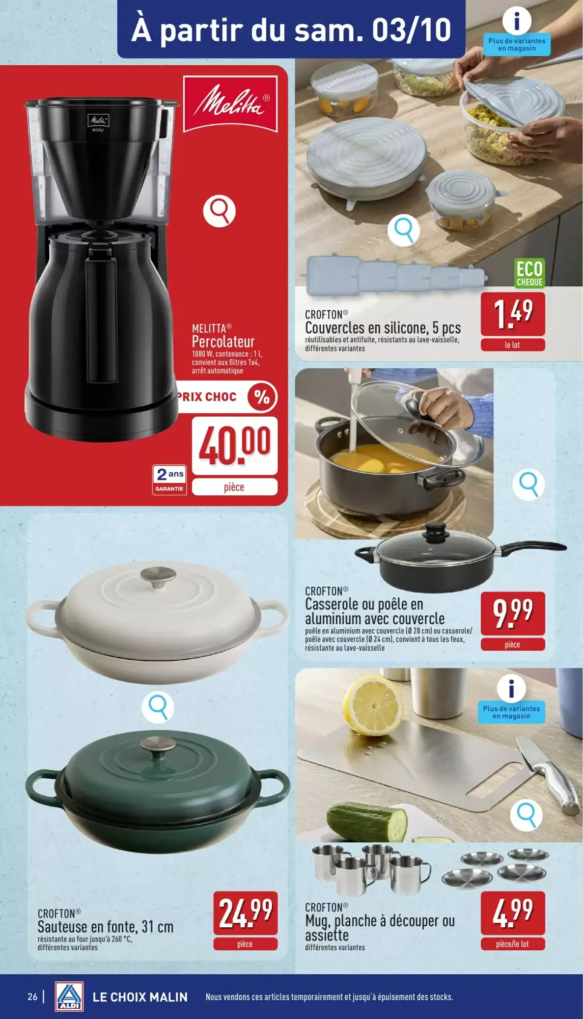 ALDI Dépliant week 40 van 28 september tot 3 oktober 2026 - folder pagina 26