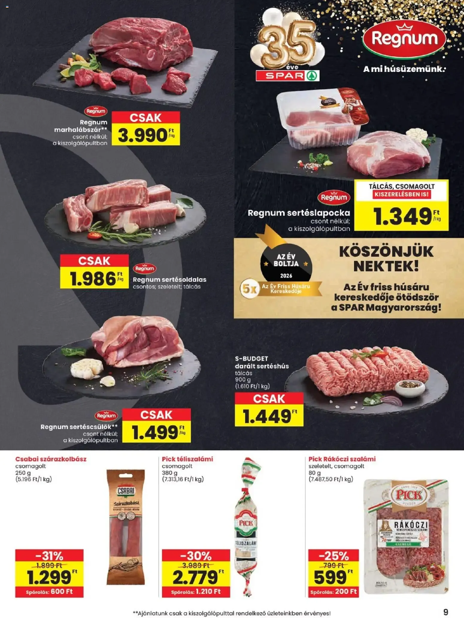 Katalógus Spar: Promociones de cumpleaños y súper precios június 11.-tól június 17.-ig 2026. - Oldal 9