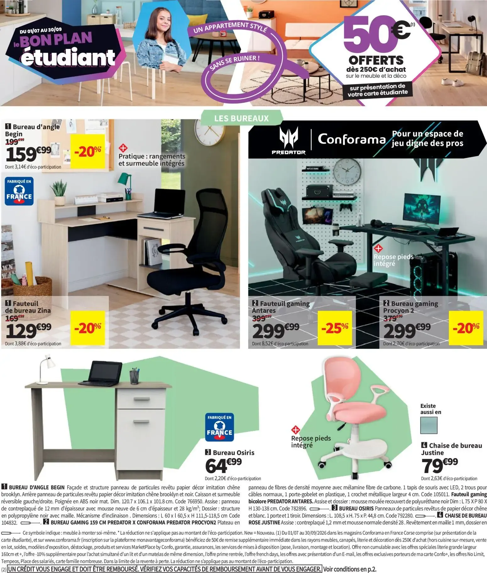 Conforama - Dormez Confo: La Grande Literie du 7 juillet au 3 août 2026 - Catalogue page 14